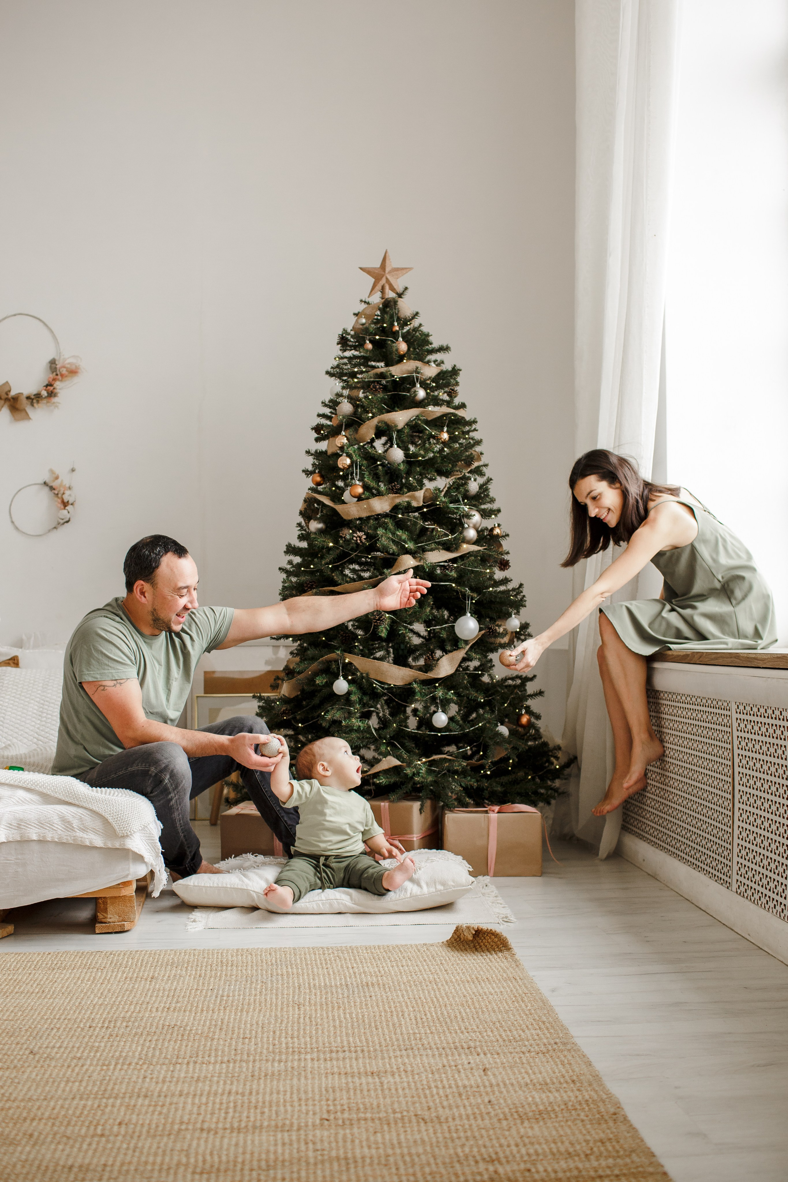 Семейная фотосессия в студии. Свадебный фотограф Кирилл Белый