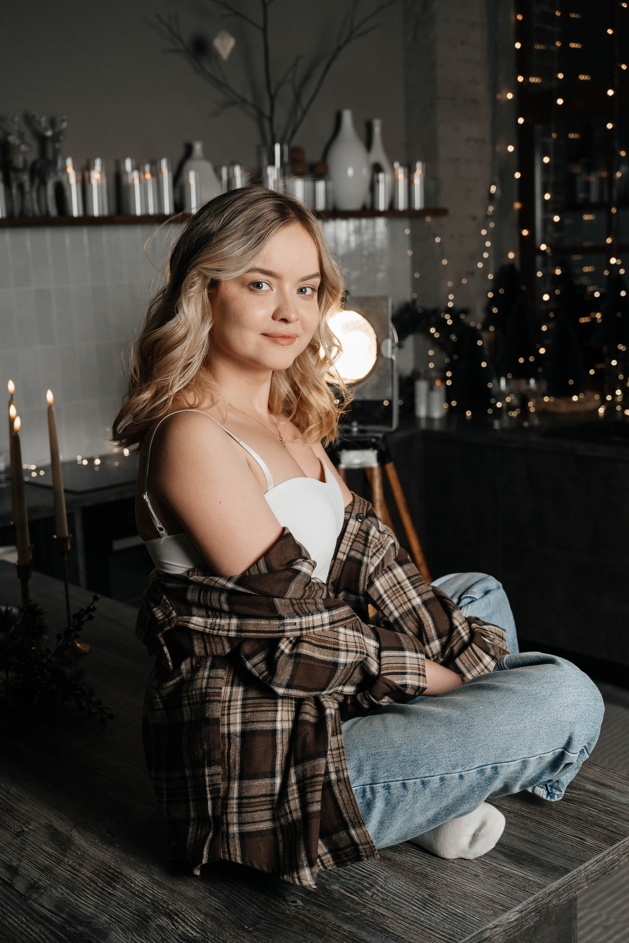 Новогодняя съёмка для Марии и Ивана. Свадебный и семейный фотограф г. Ярославль Савинская Анастасия