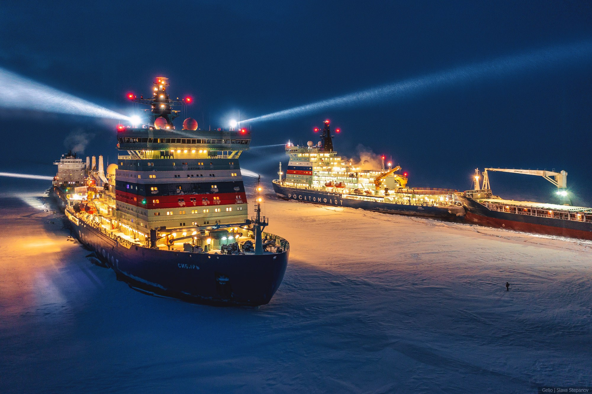 Ледоколы. Фотограф Слава Степанов, Gelio