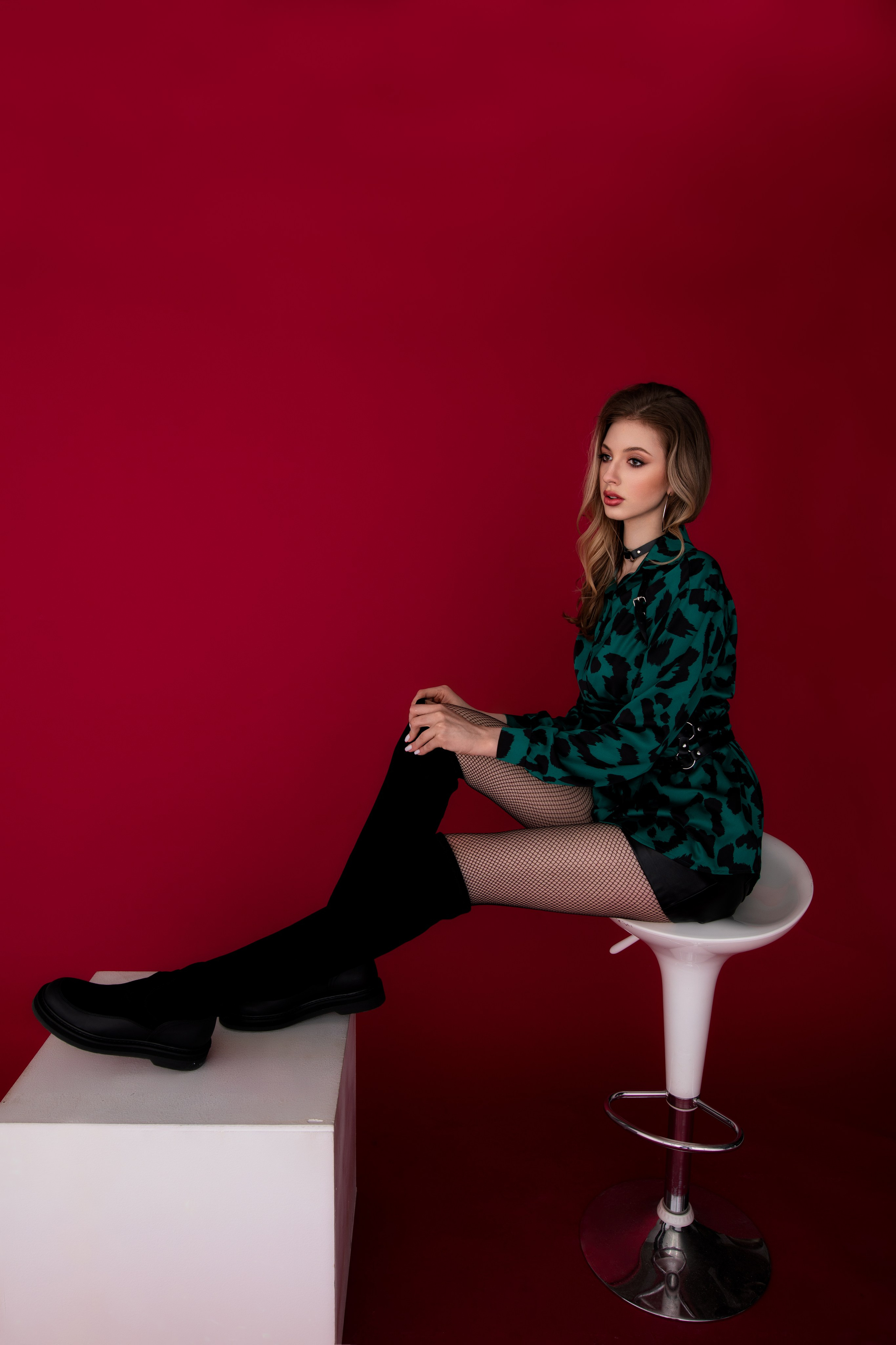 Съемка в студии на циклораме с Ксенией в формате для «себя»