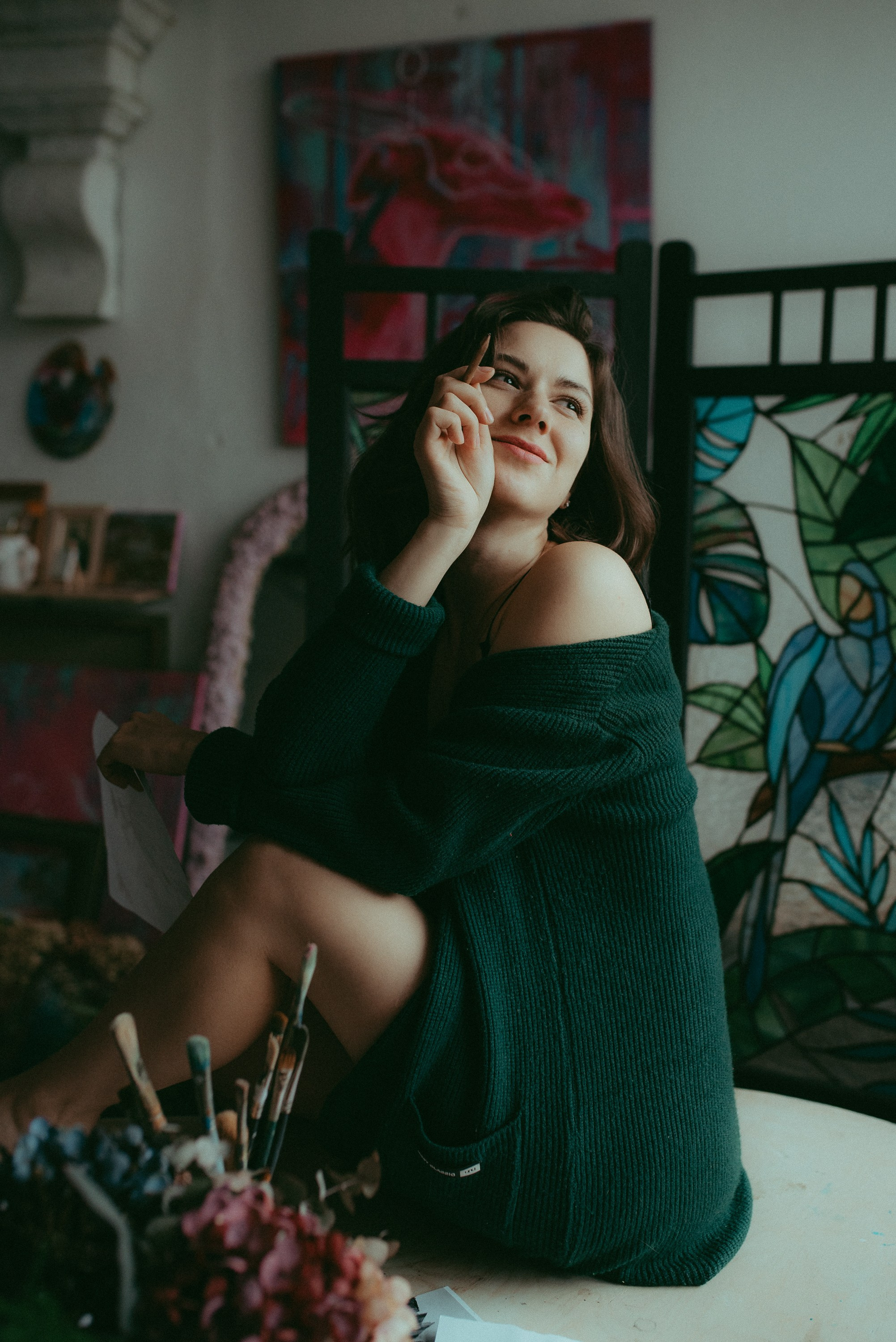 Даша в Мастерской. Семейный и детский фотограф в Новосибирске и Краснообске — Анна Ким