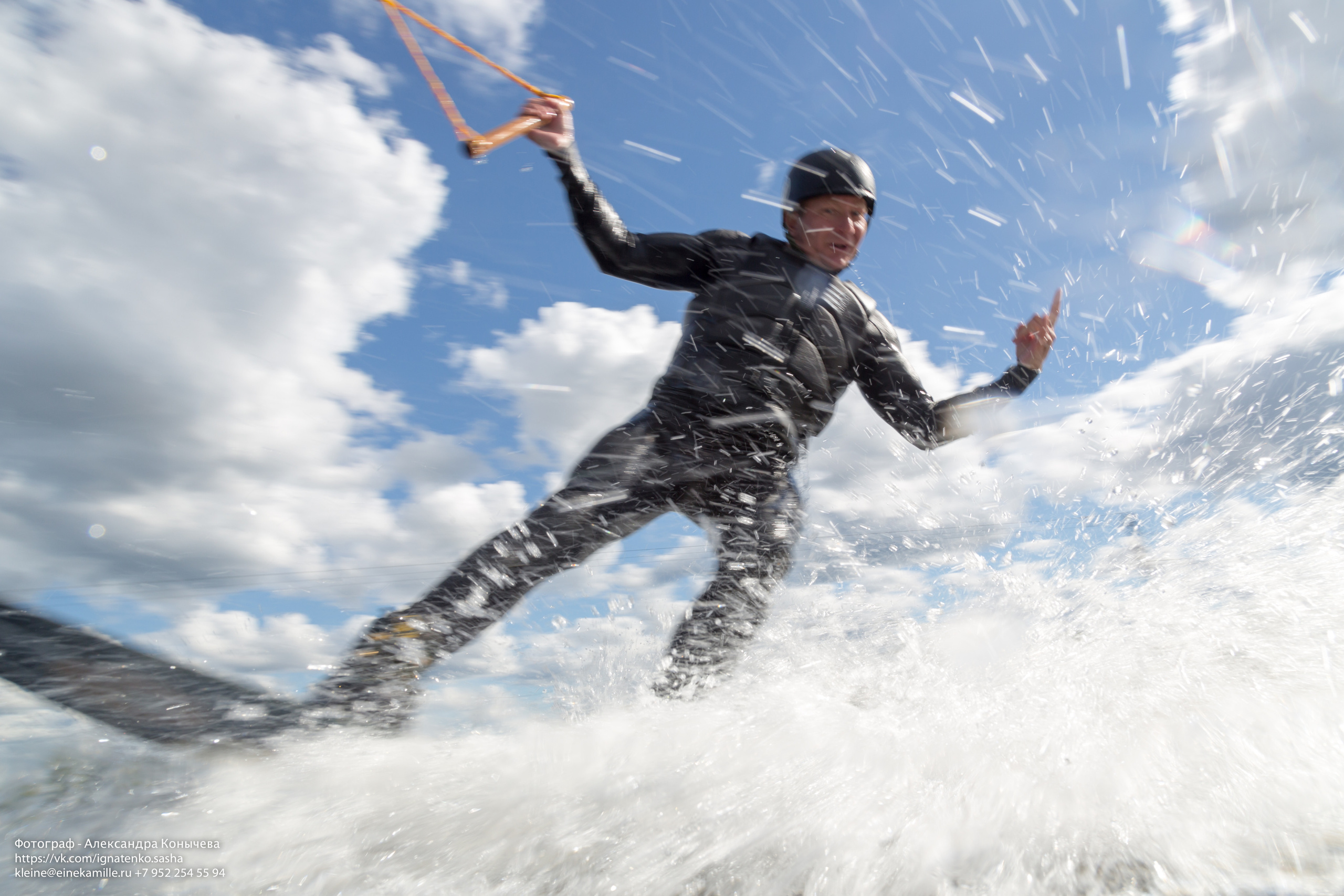 Вейкбординг. Репортаржный фотограф в Архангельске Александра Конычева