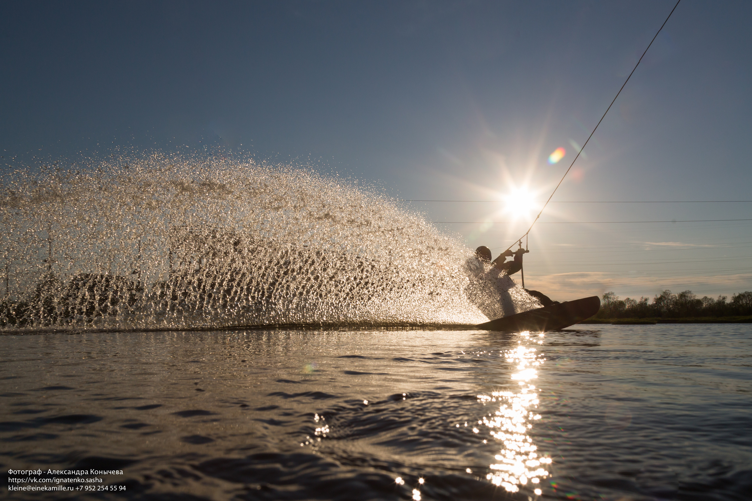 Вейкбординг. Репортаржный фотограф в Архангельске Александра Конычева