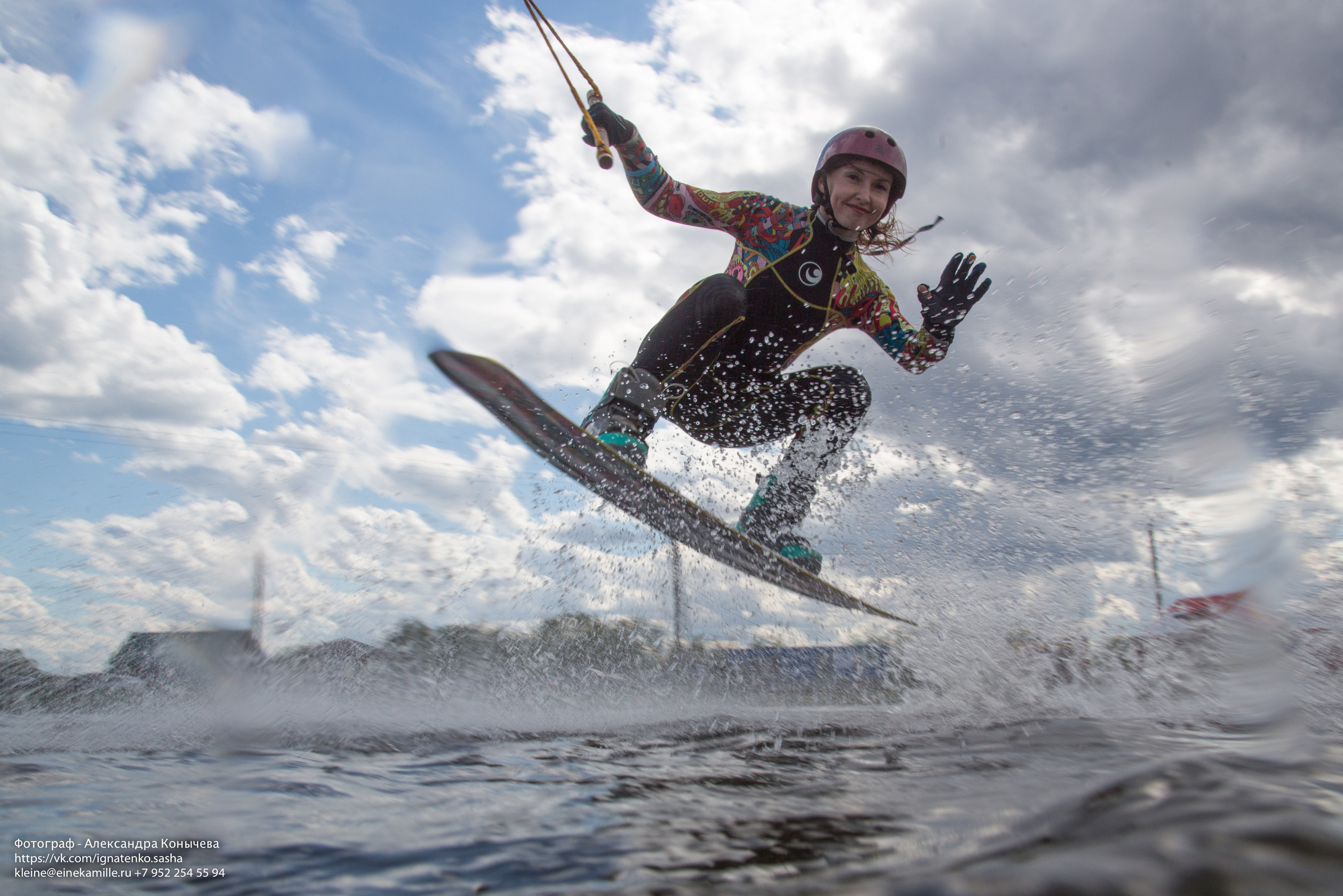 Вейкбординг. Репортаржный фотограф в Архангельске Александра Конычева