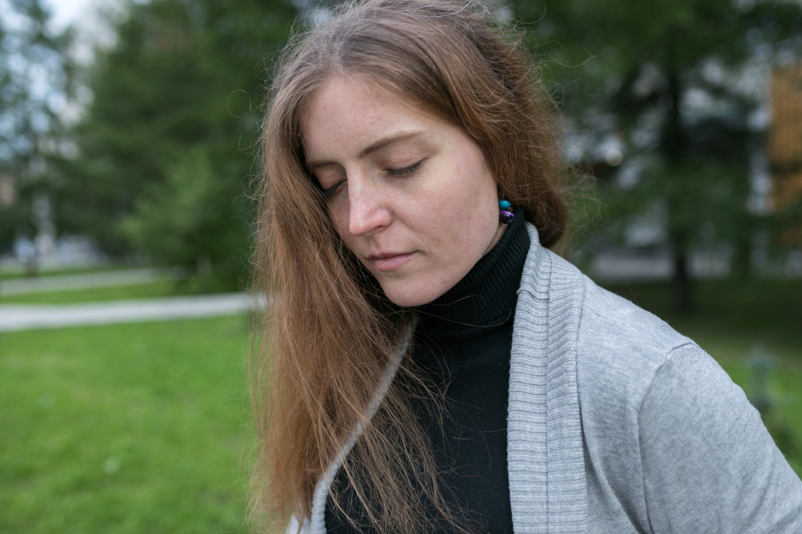 Женский портрет — улица. Репортаржный фотограф в Архангельске Александра Конычева