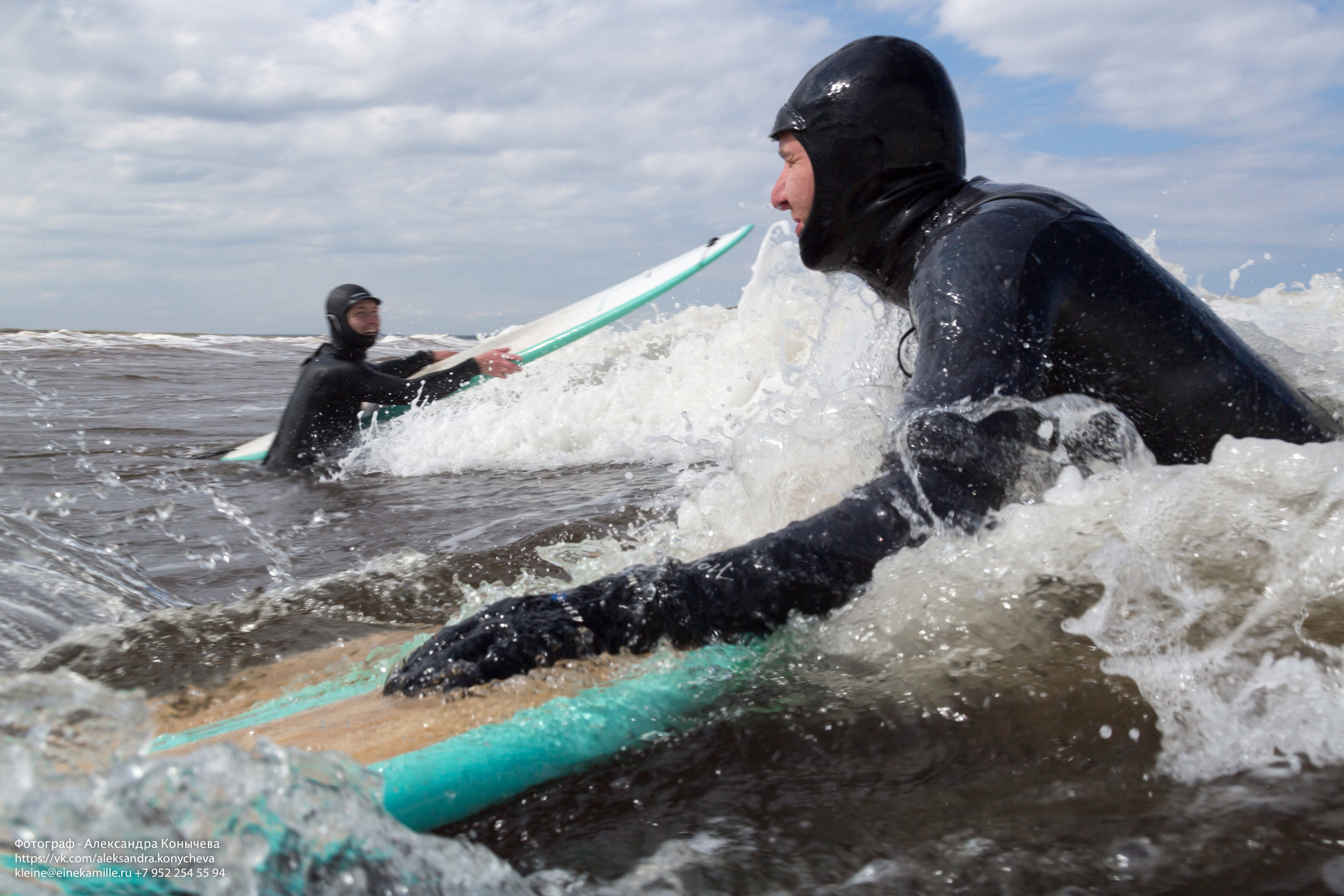 Серфинг на Белом море. Репортаржный фотограф в Архангельске Александра Конычева