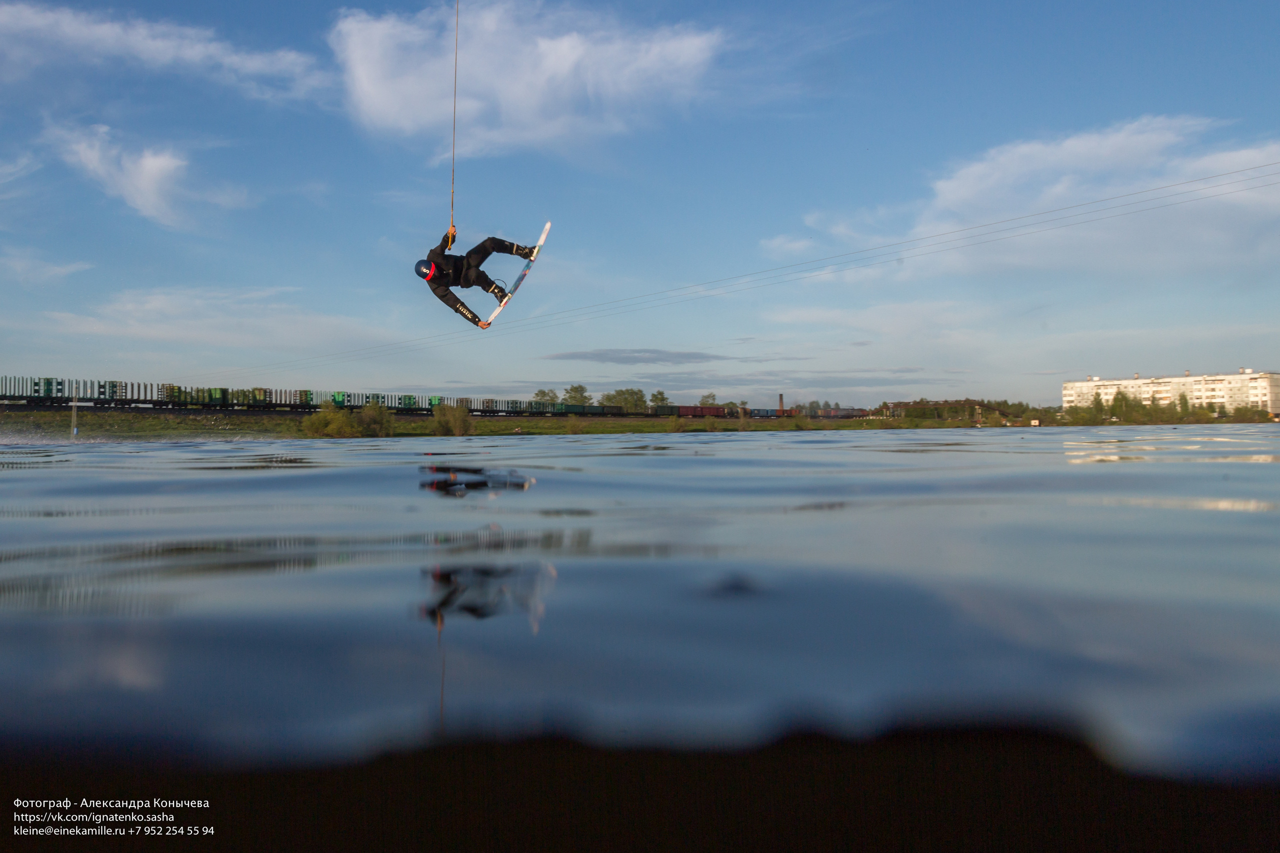 Вейкбординг. Репортаржный фотограф в Архангельске Александра Конычева