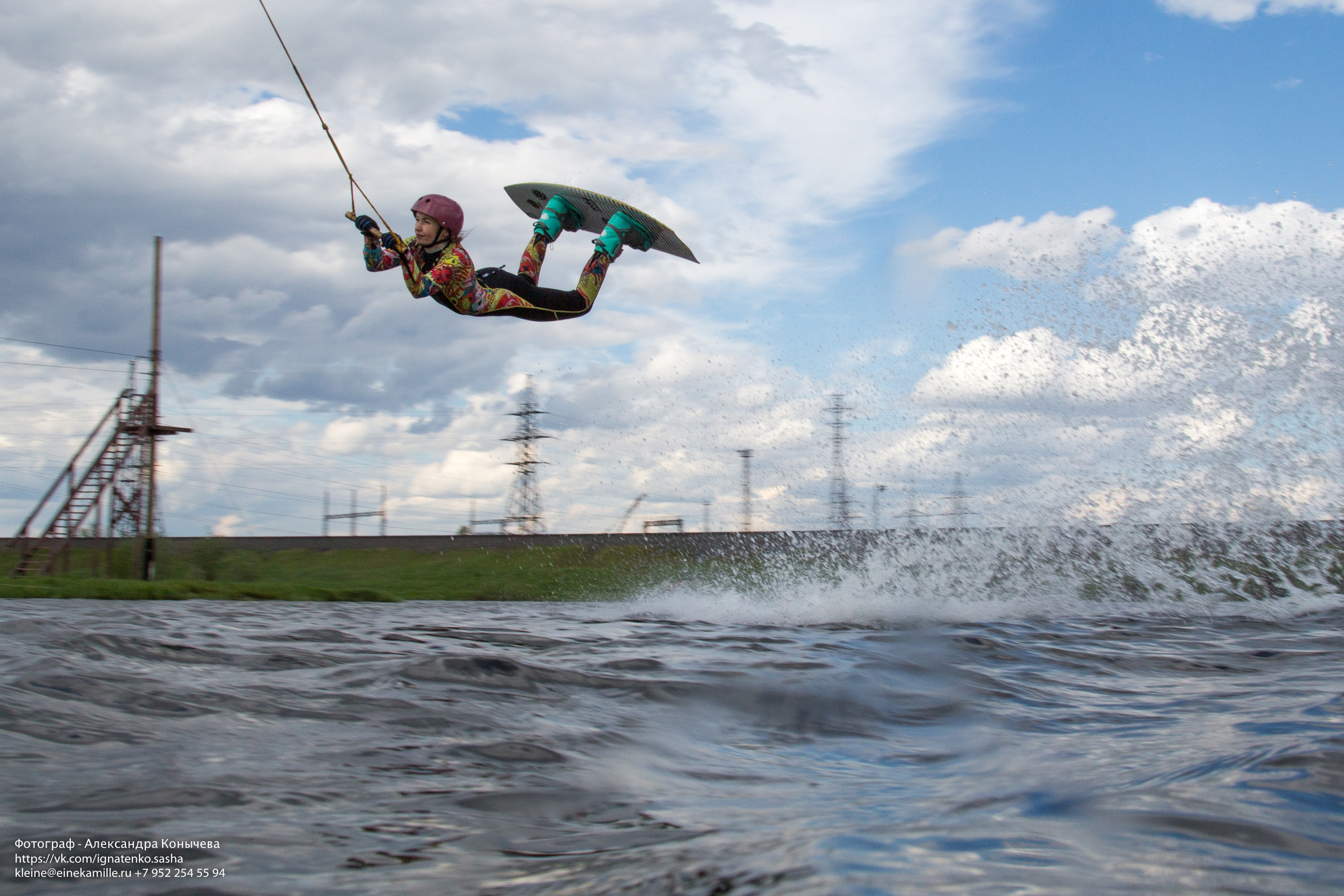 Вейкбординг. Репортаржный фотограф в Архангельске Александра Конычева