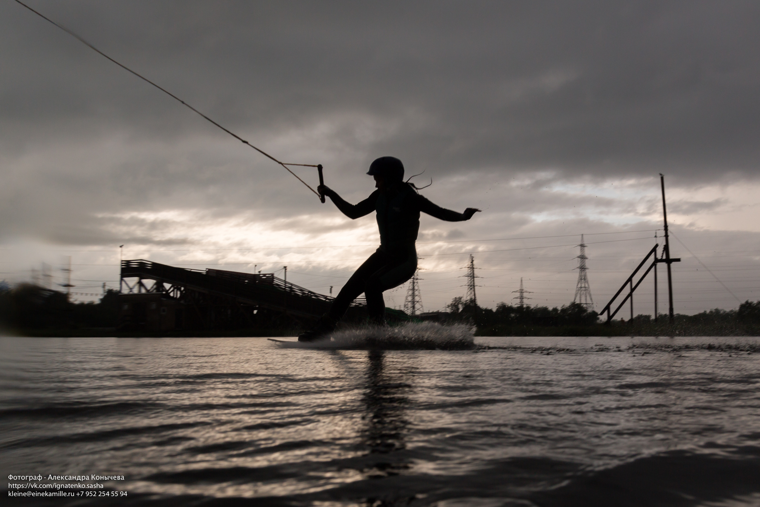 Вейкбординг. Репортаржный фотограф в Архангельске Александра Конычева