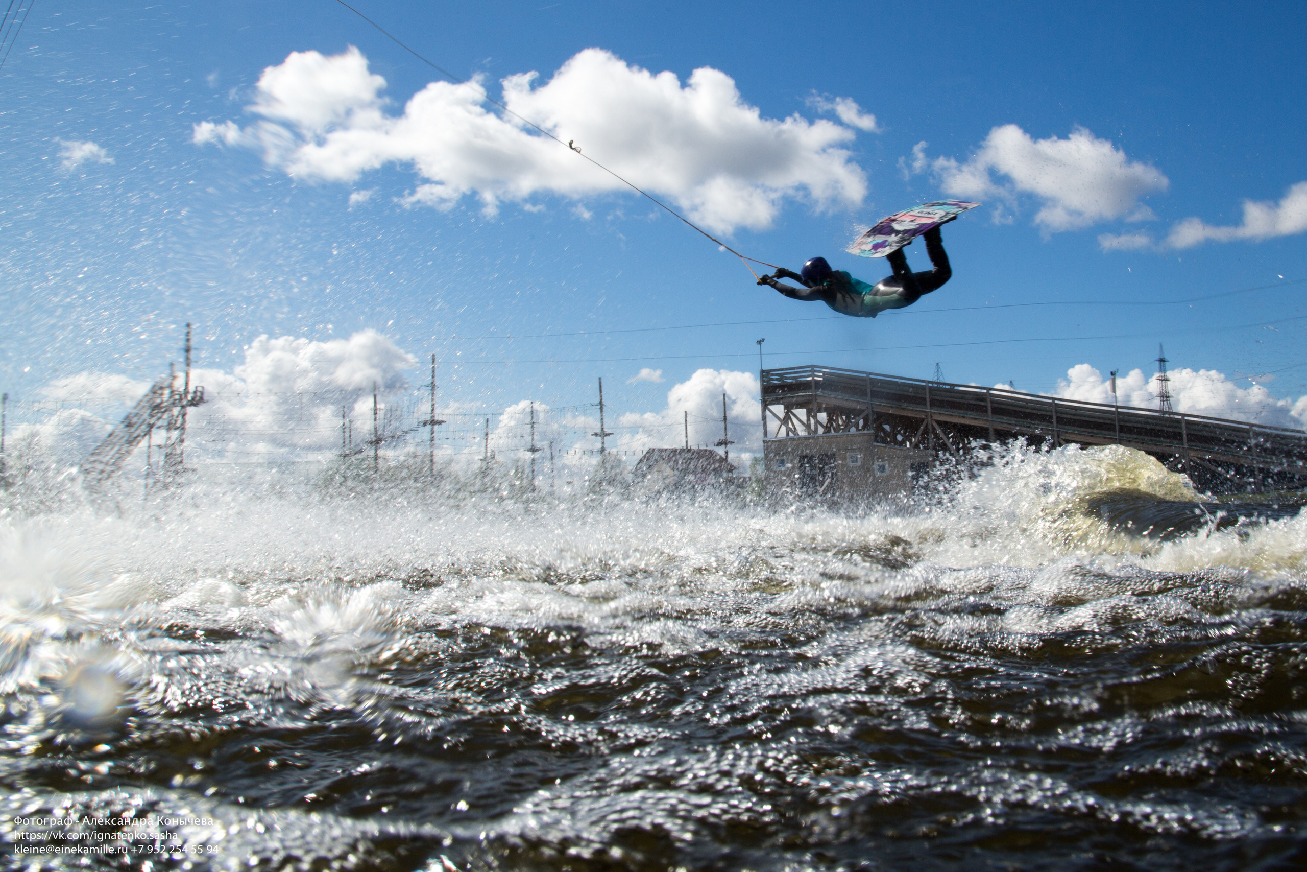Вейкбординг. Репортаржный фотограф в Архангельске Александра Конычева