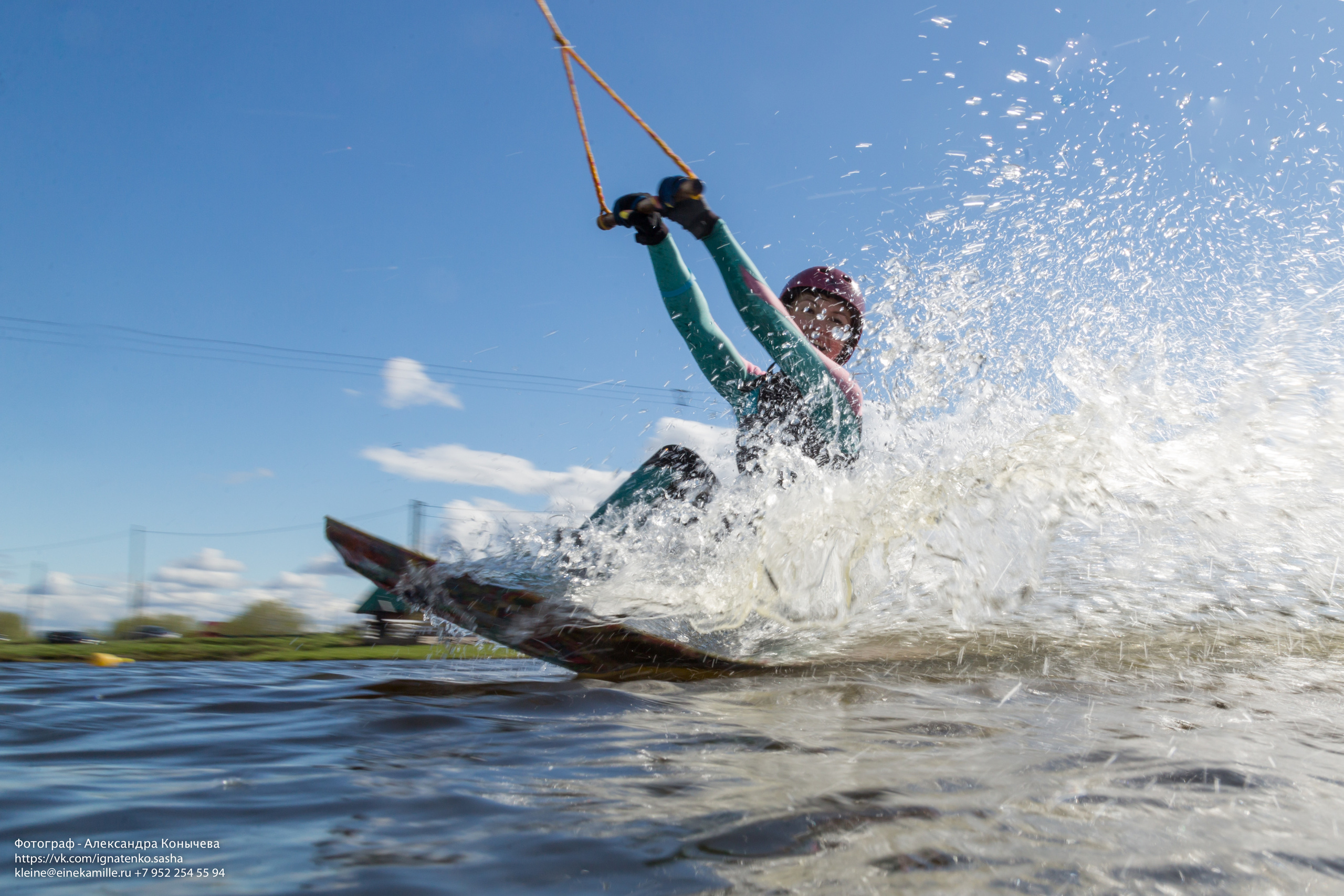 Вейкбординг. Репортаржный фотограф в Архангельске Александра Конычева