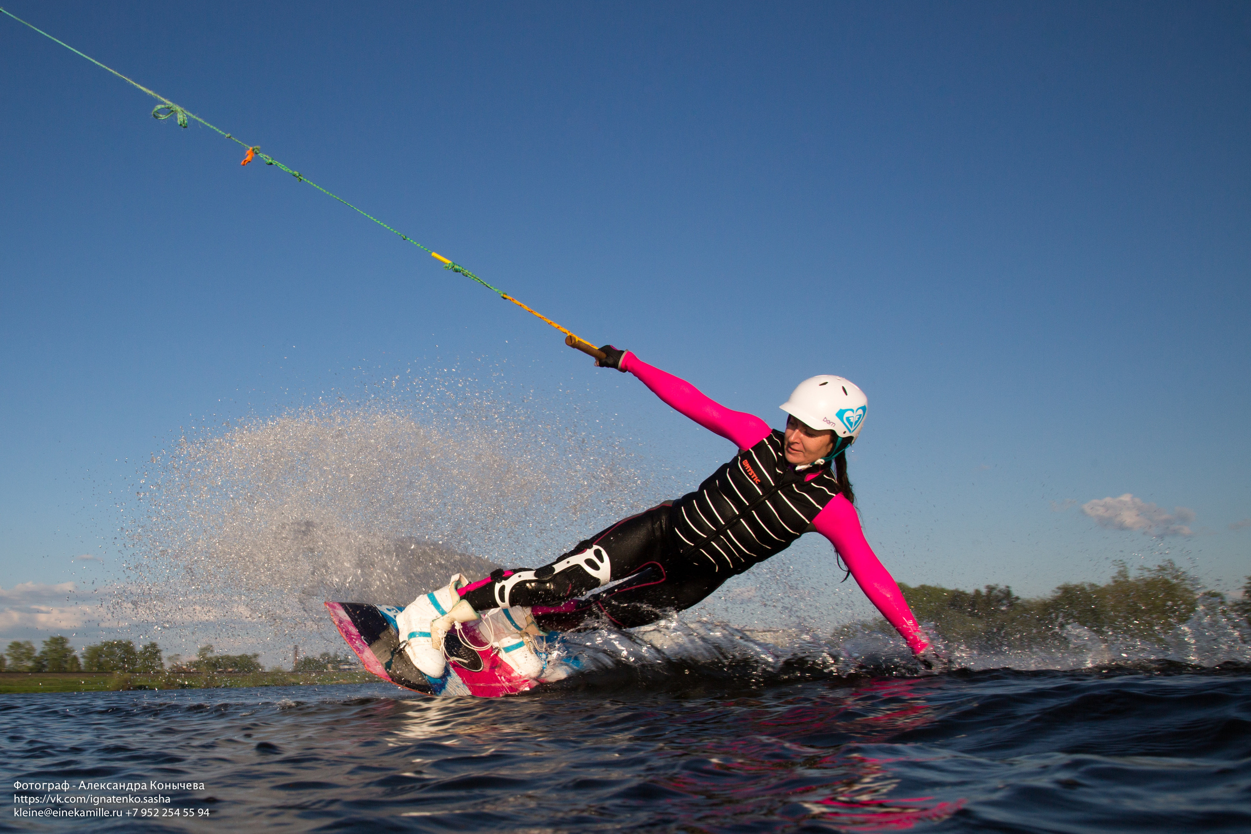 Вейкбординг. Репортаржный фотограф в Архангельске Александра Конычева