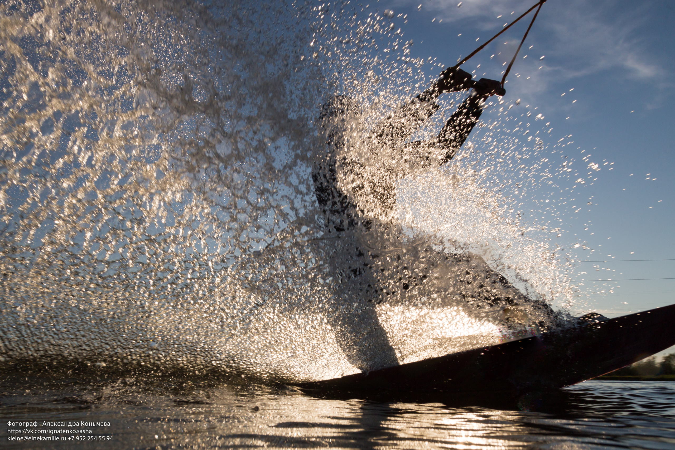 Вейкбординг. Репортаржный фотограф в Архангельске Александра Конычева