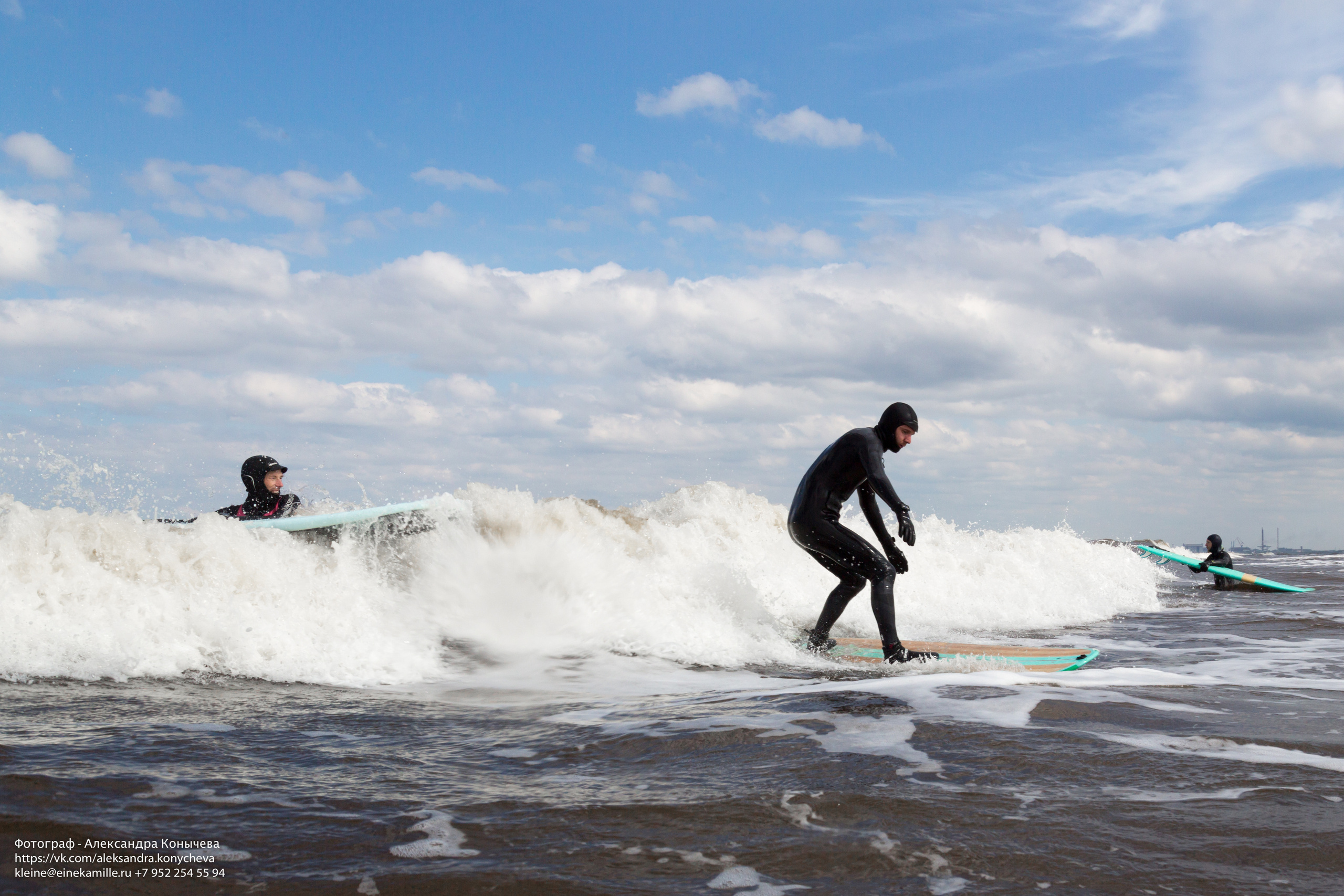 Серфинг на Белом море. Репортаржный фотограф в Архангельске Александра Конычева