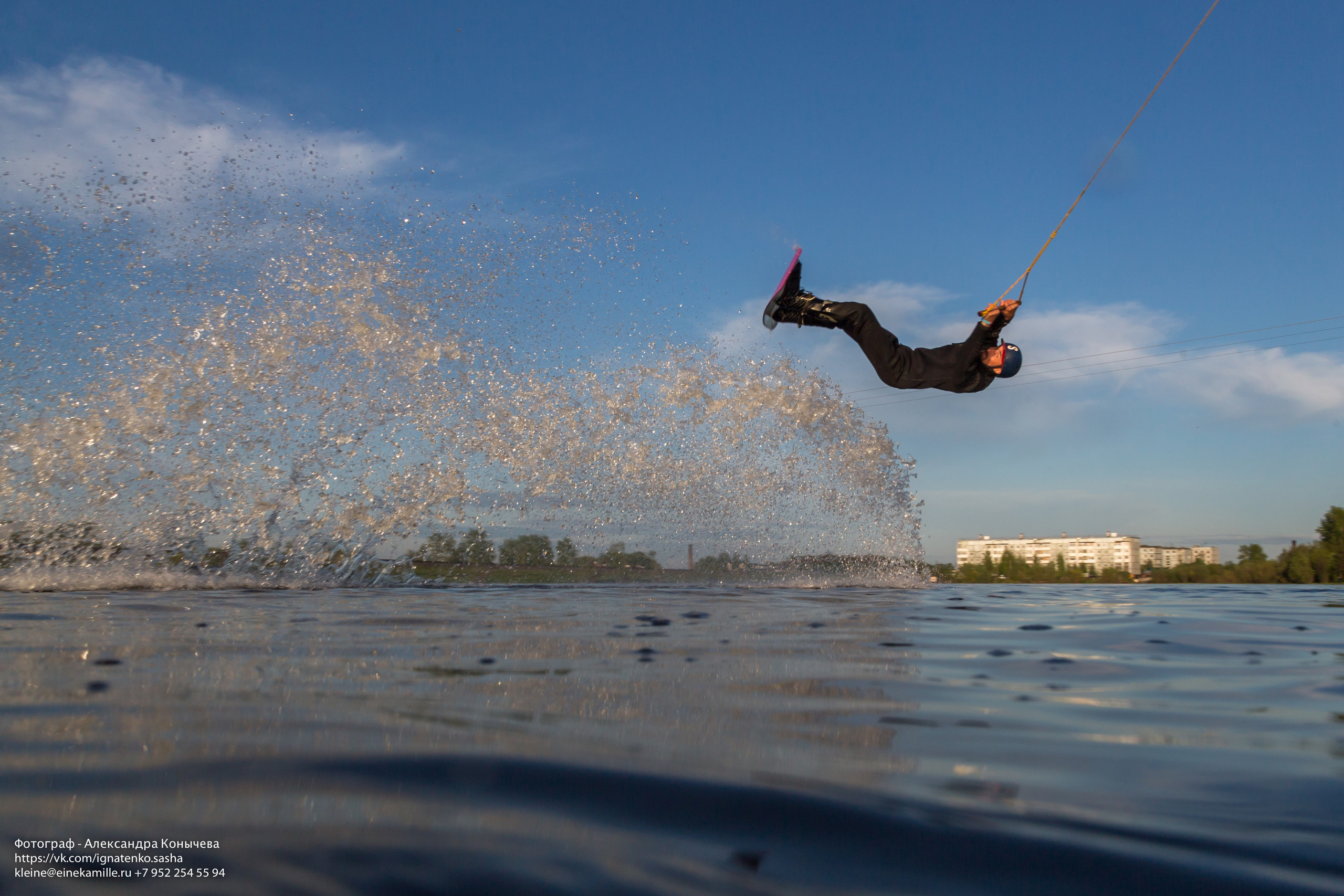 Вейкбординг. Репортаржный фотограф в Архангельске Александра Конычева