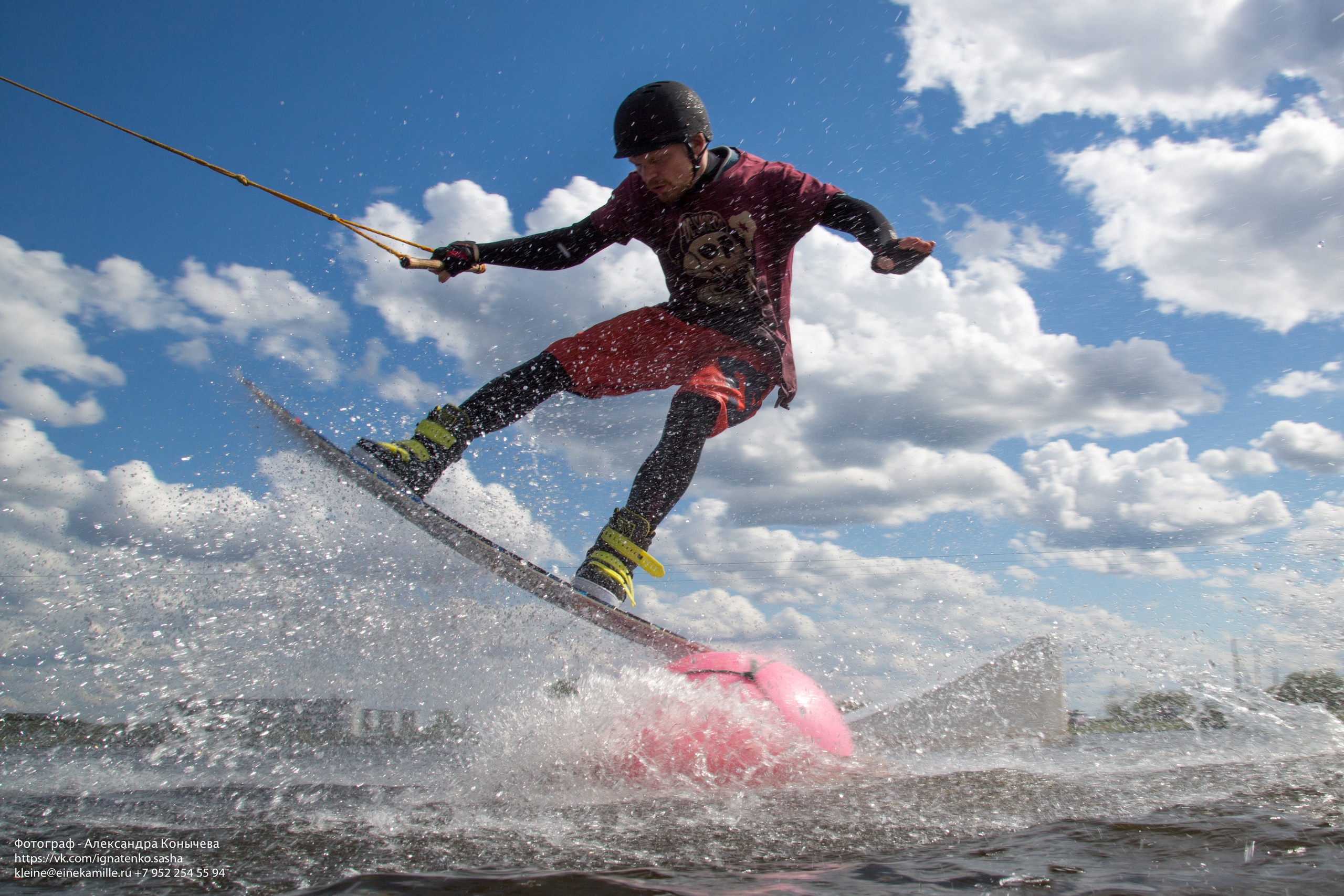 Вейкбординг. Репортаржный фотограф в Архангельске Александра Конычева