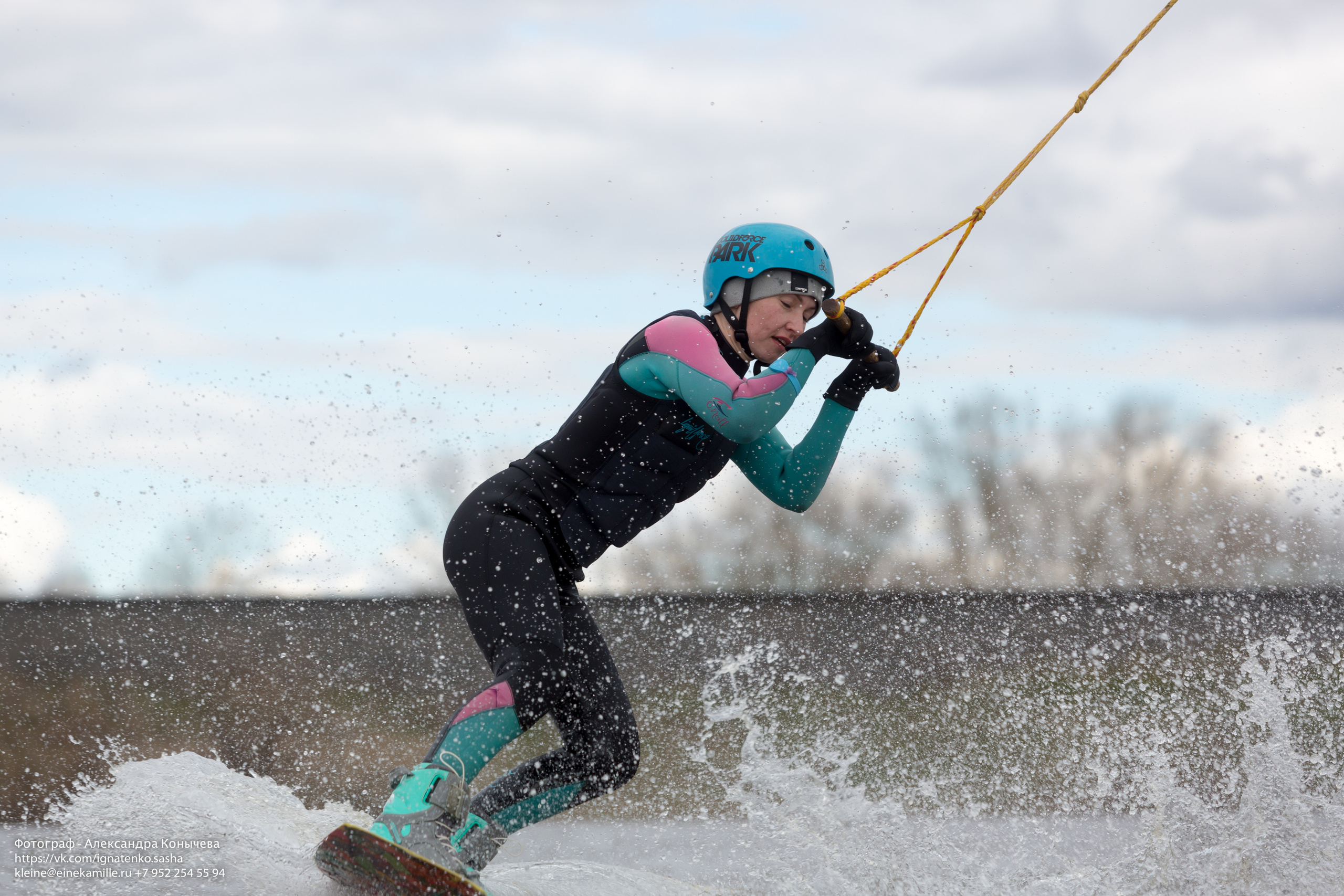 Вейкбординг. Репортаржный фотограф в Архангельске Александра Конычева