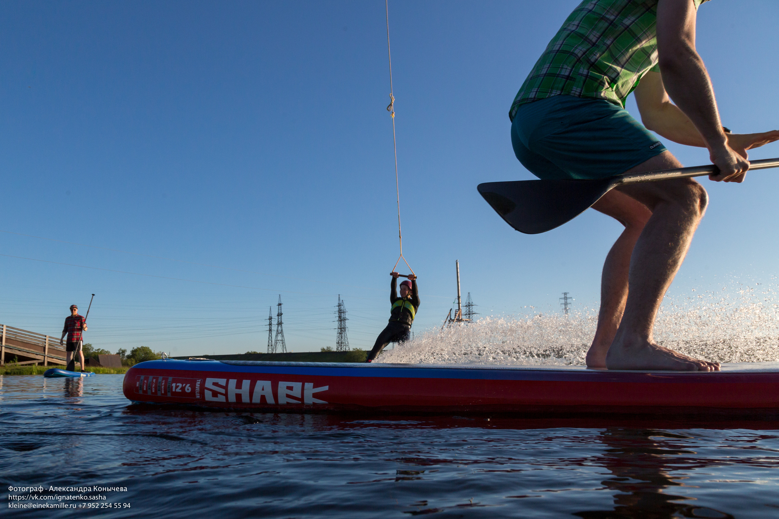 Вейкбординг. Репортаржный фотограф в Архангельске Александра Конычева