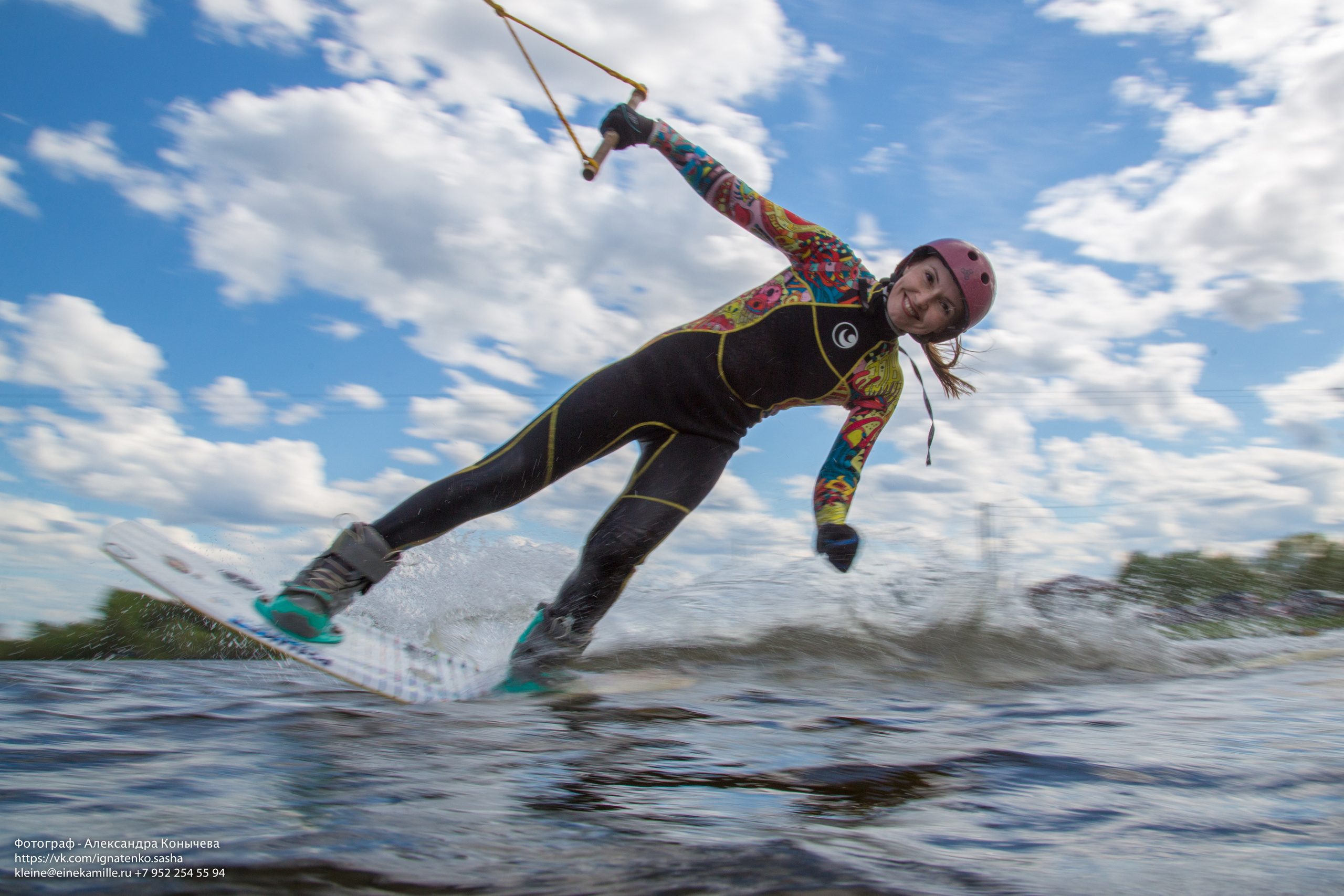 Вейкбординг. Репортаржный фотограф в Архангельске Александра Конычева