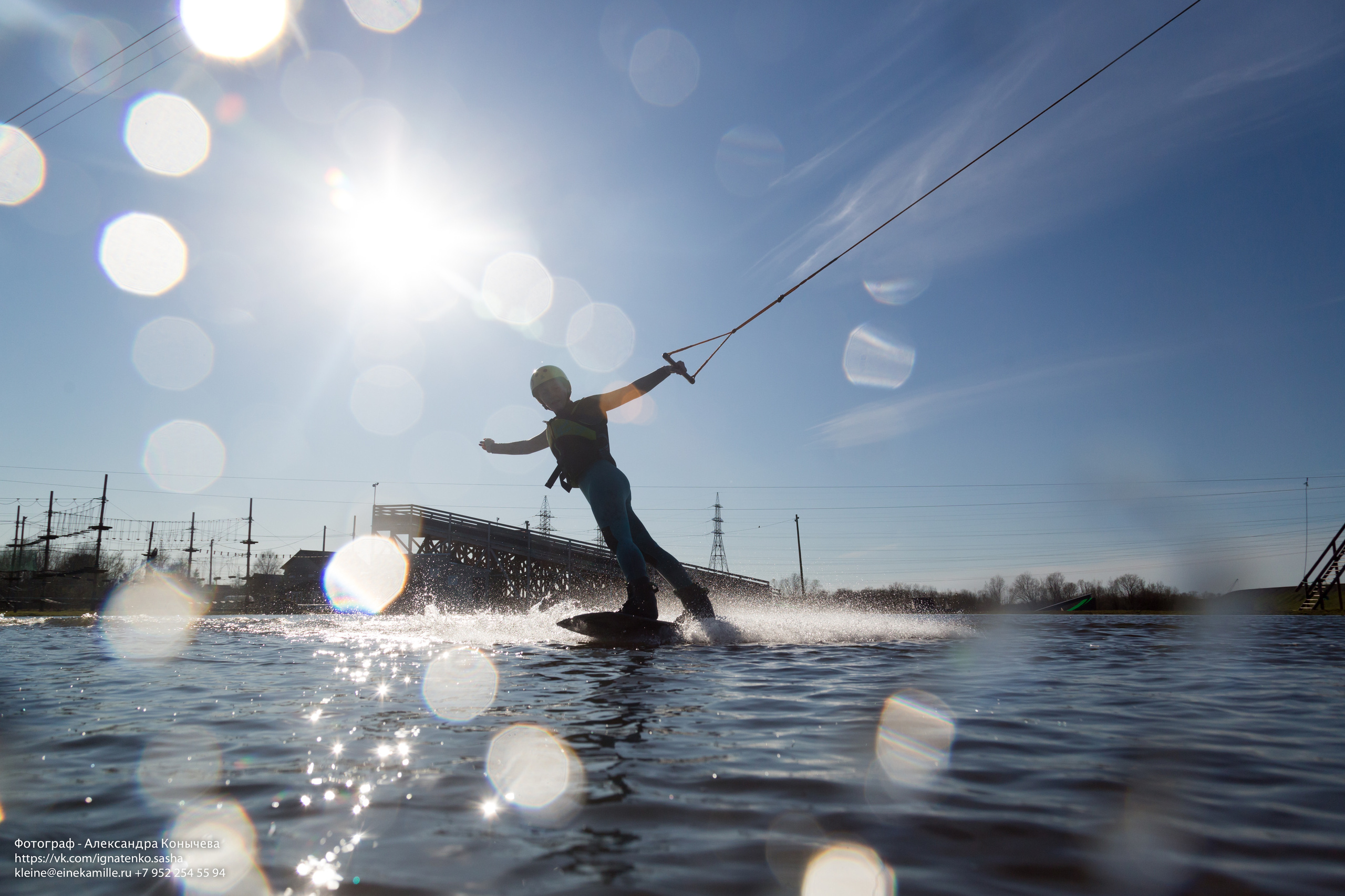 Вейкбординг. Репортаржный фотограф в Архангельске Александра Конычева