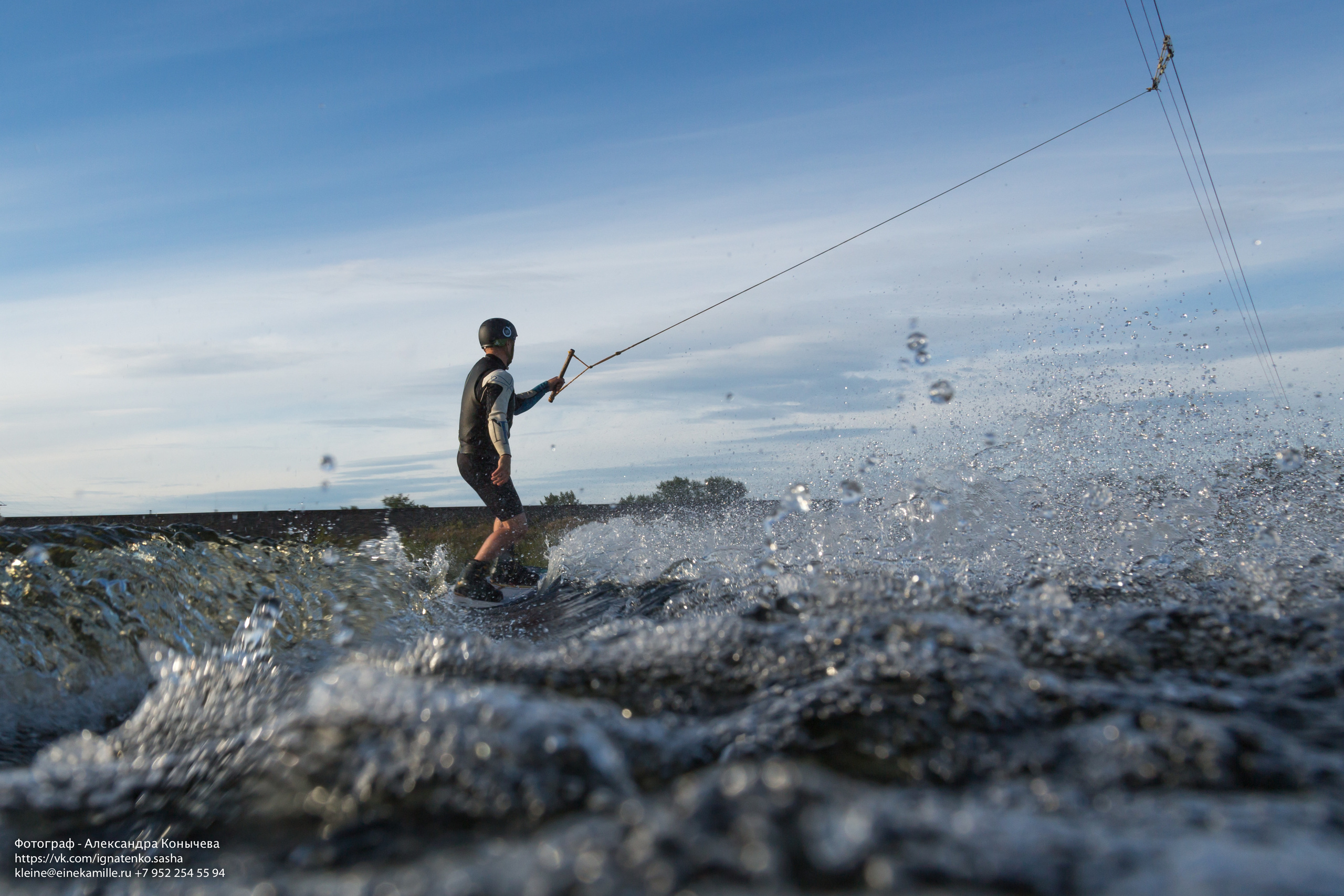 Вейкбординг. Репортаржный фотограф в Архангельске Александра Конычева