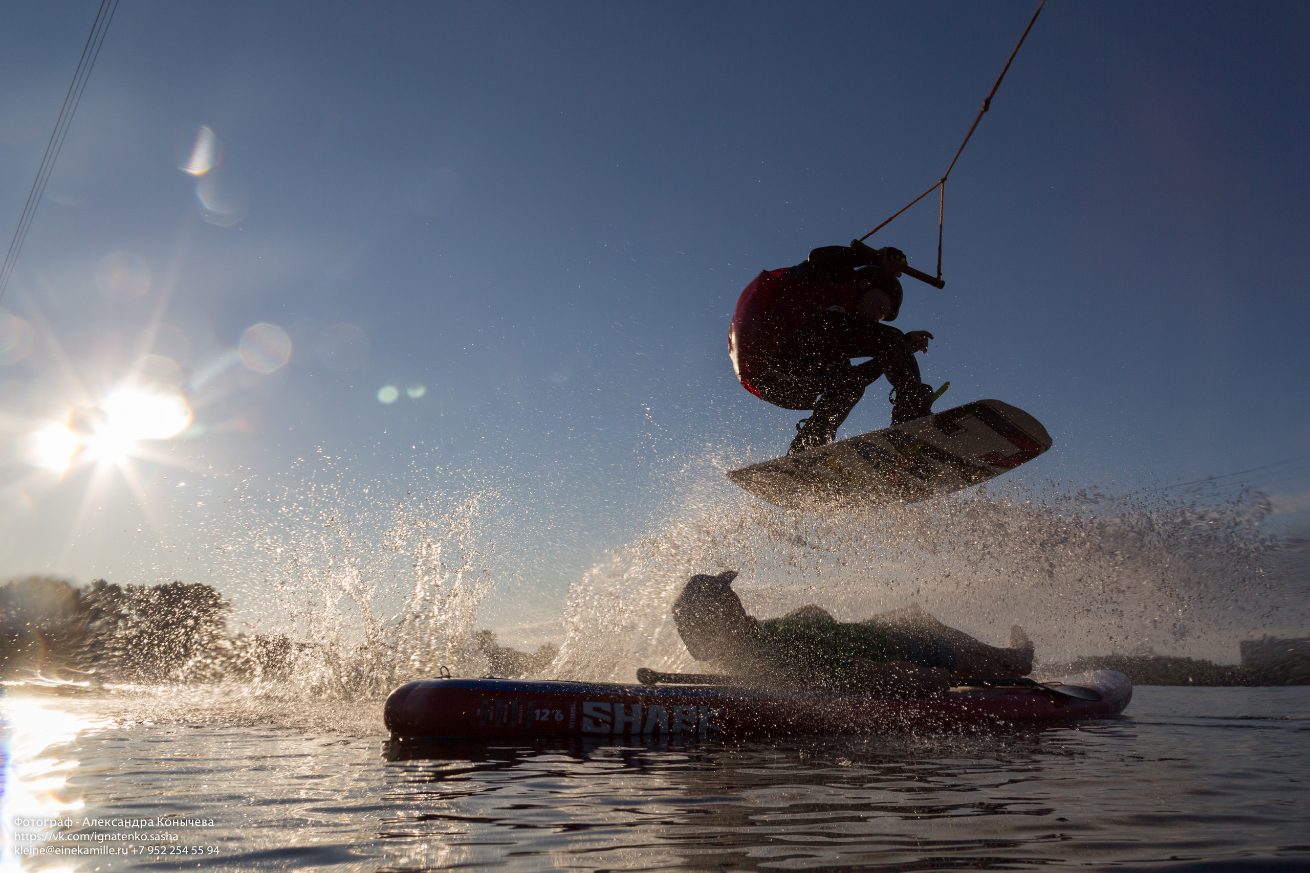 Вейкбординг. Репортаржный фотограф в Архангельске Александра Конычева