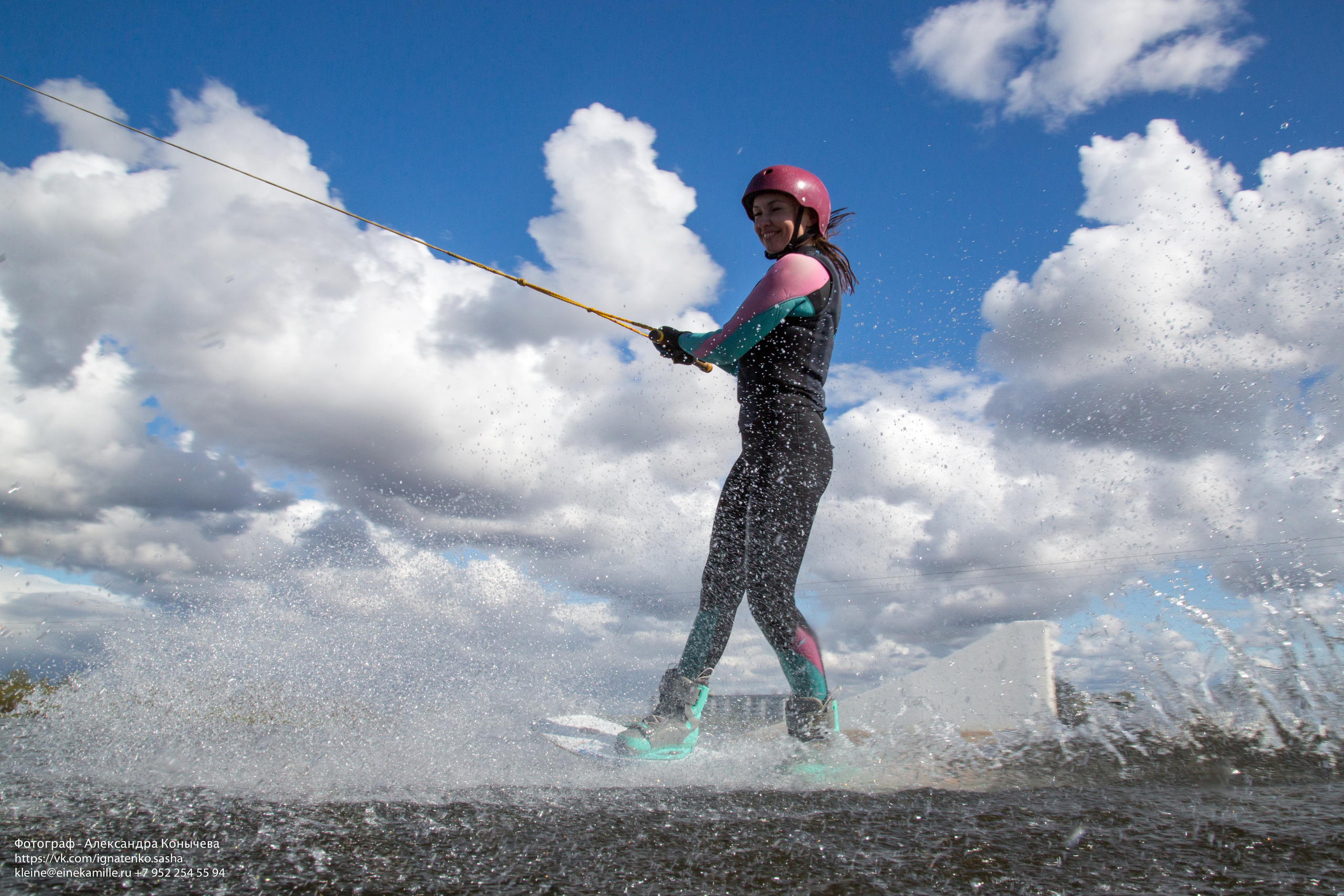 Вейкбординг. Репортаржный фотограф в Архангельске Александра Конычева