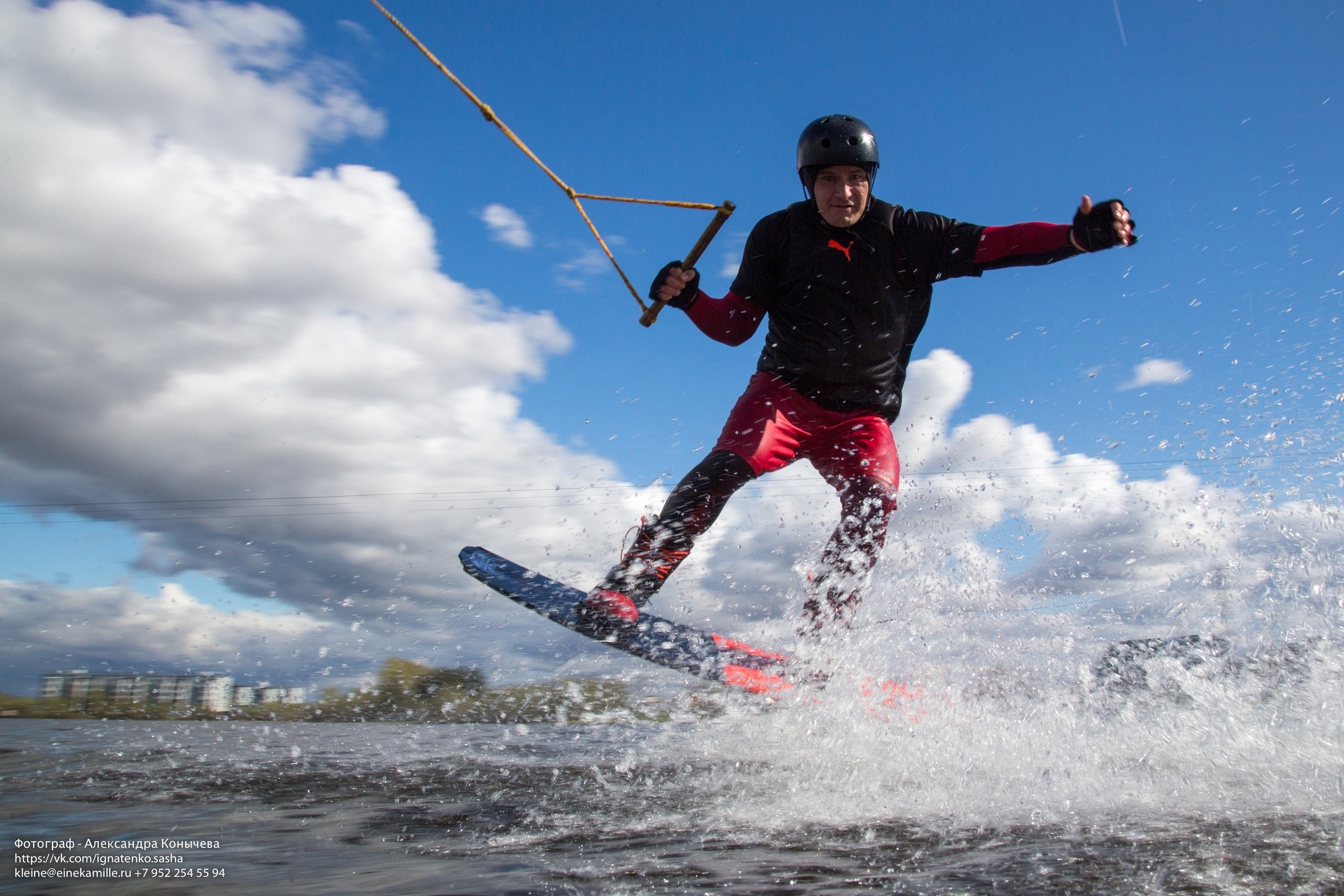 Вейкбординг. Репортаржный фотограф в Архангельске Александра Конычева