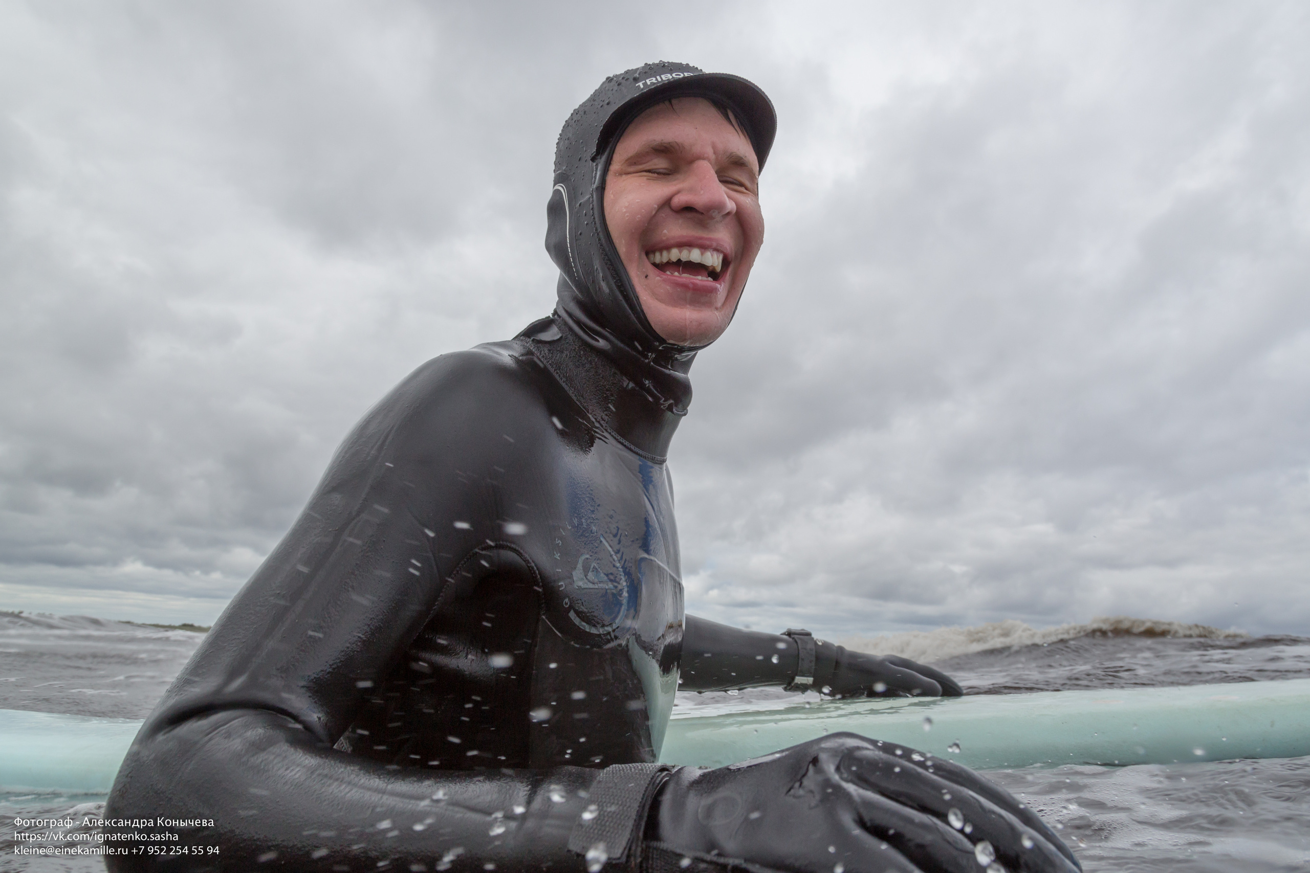 Серфинг на Белом море. Репортаржный фотограф в Архангельске Александра Конычева