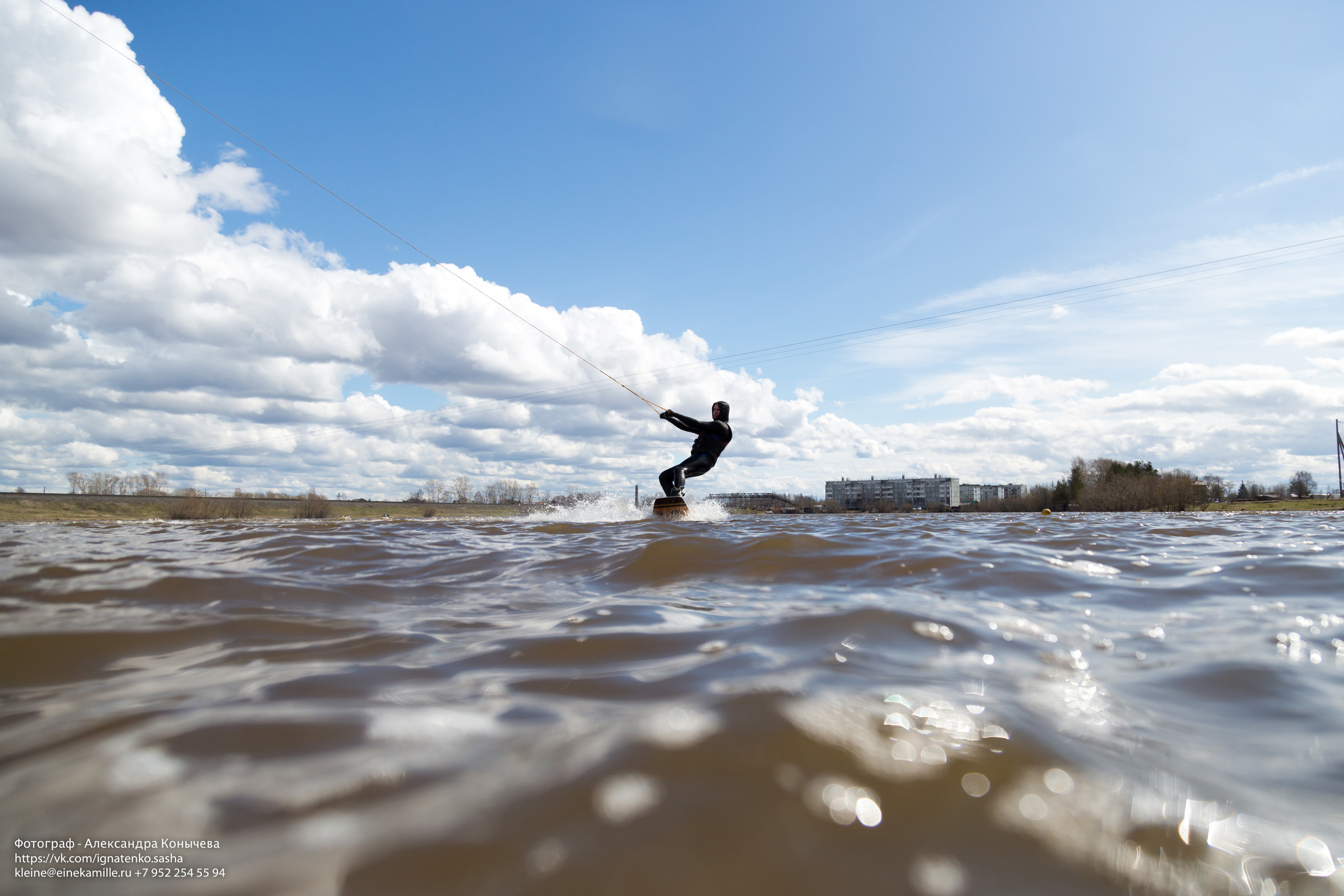 Вейкбординг. Репортаржный фотограф в Архангельске Александра Конычева