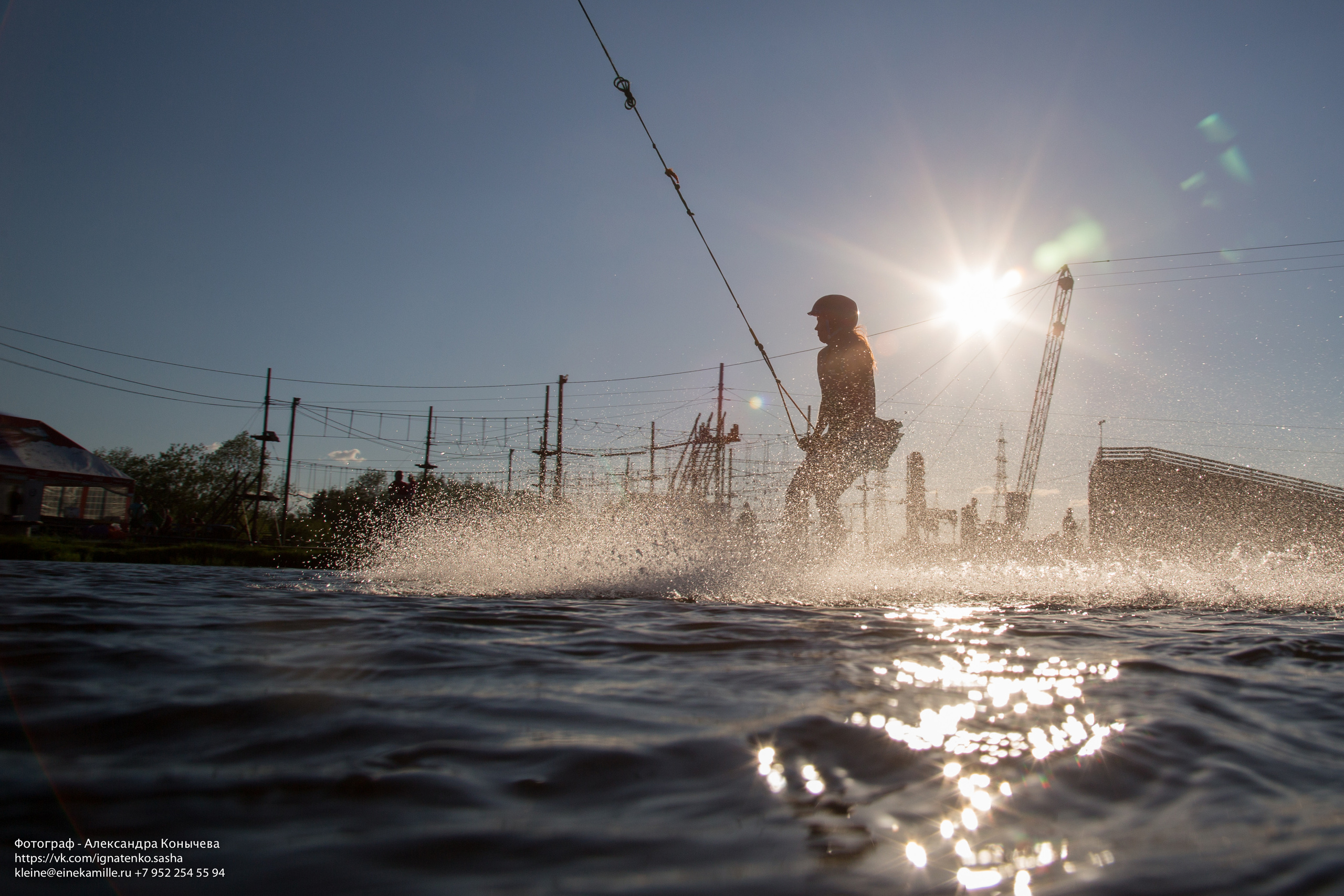 Вейкбординг. Репортаржный фотограф в Архангельске Александра Конычева