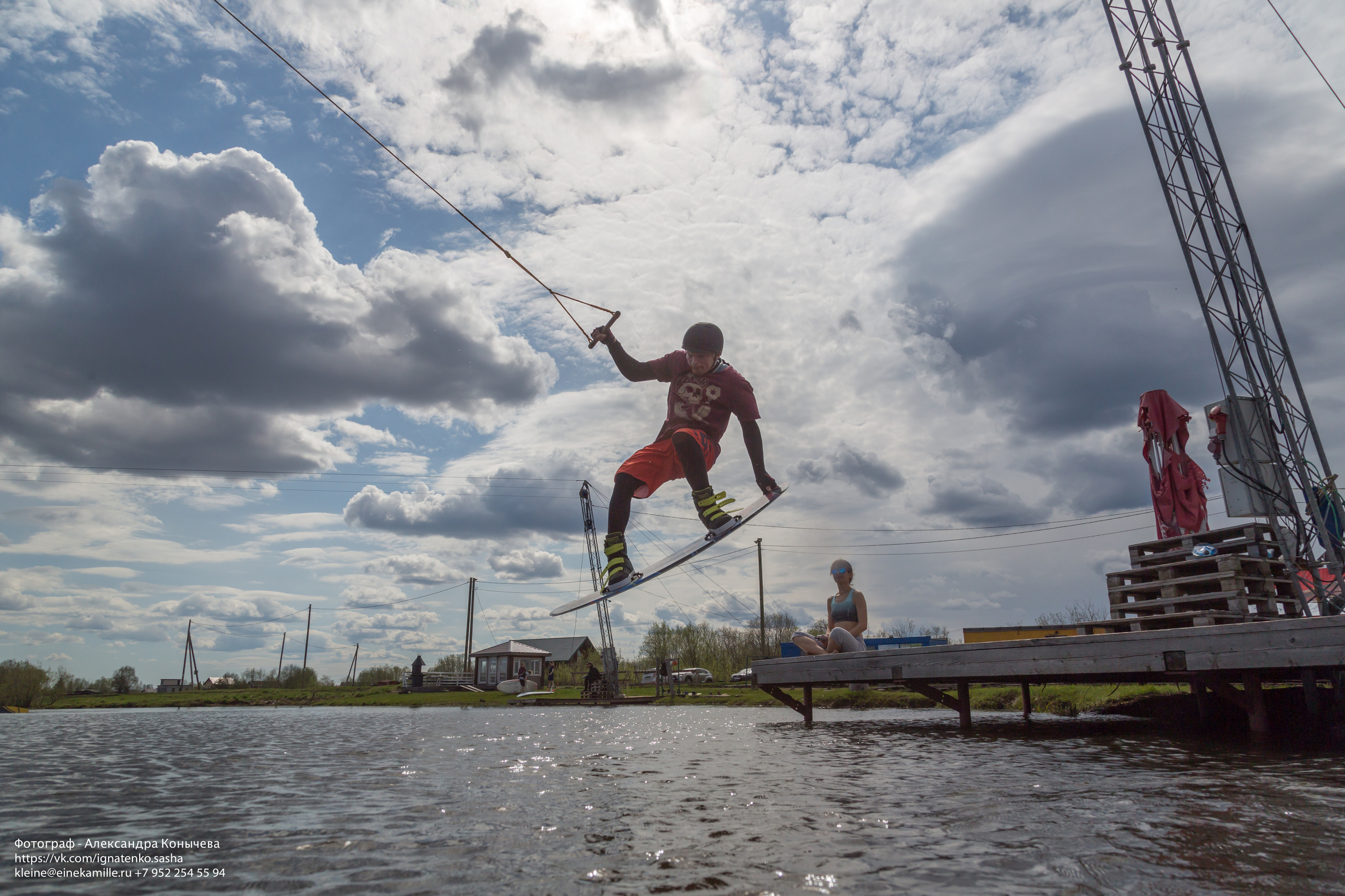 Вейкбординг. Репортаржный фотограф в Архангельске Александра Конычева