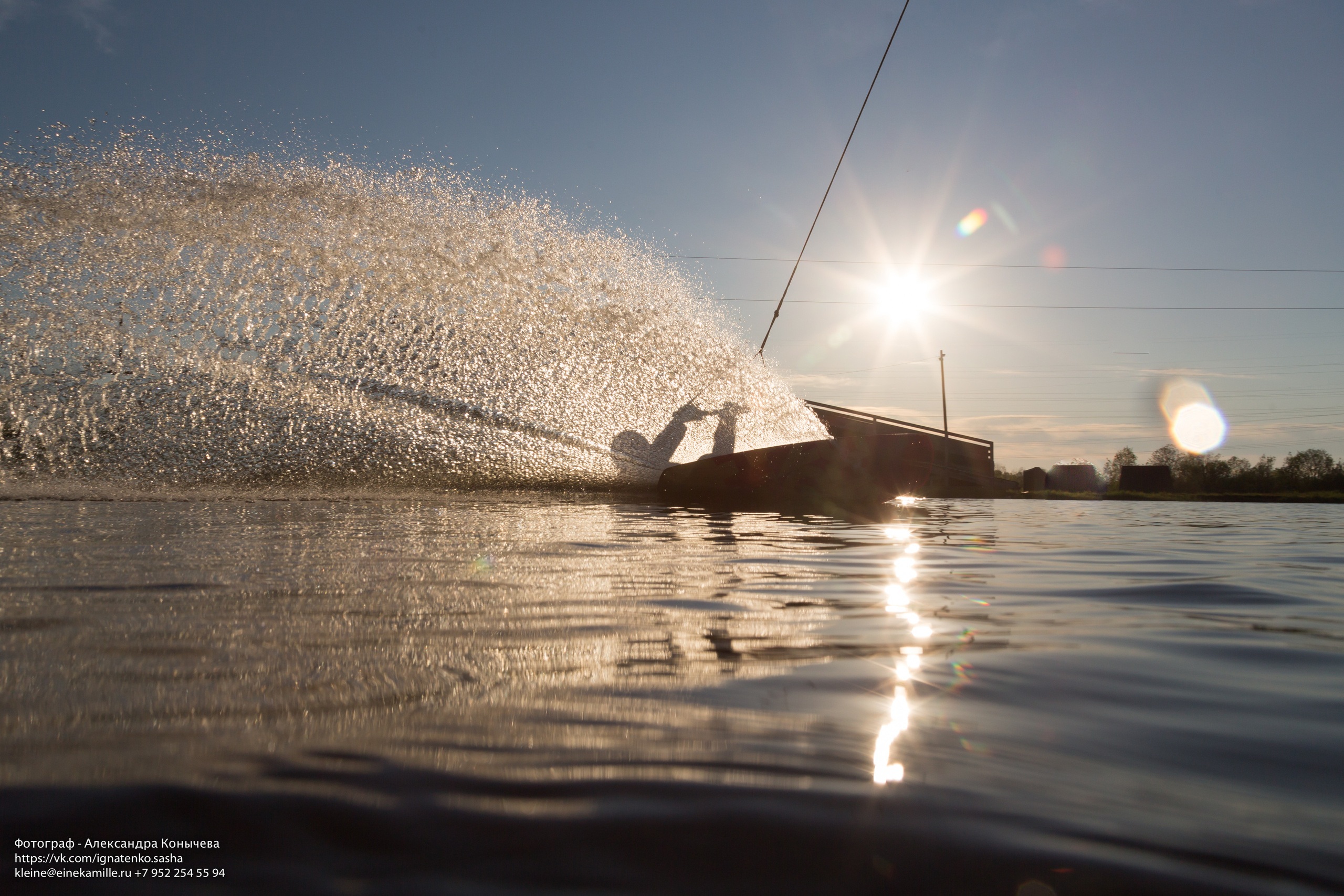 Вейкбординг. Репортаржный фотограф в Архангельске Александра Конычева