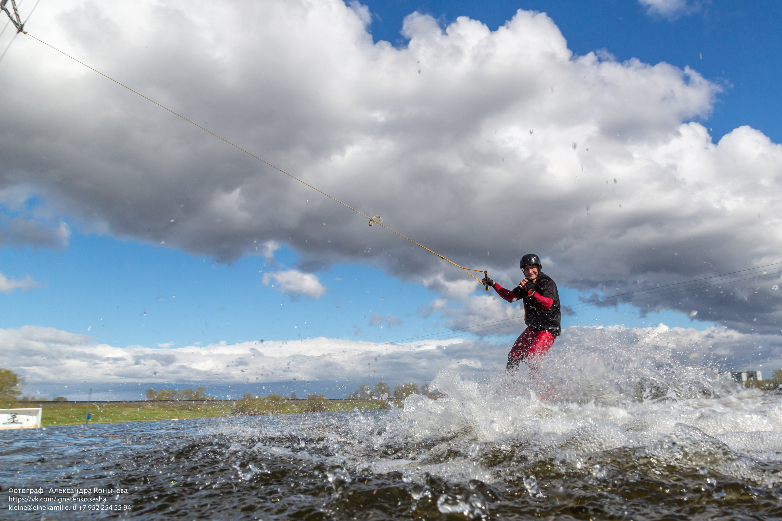 Вейкбординг. Репортаржный фотограф в Архангельске Александра Конычева