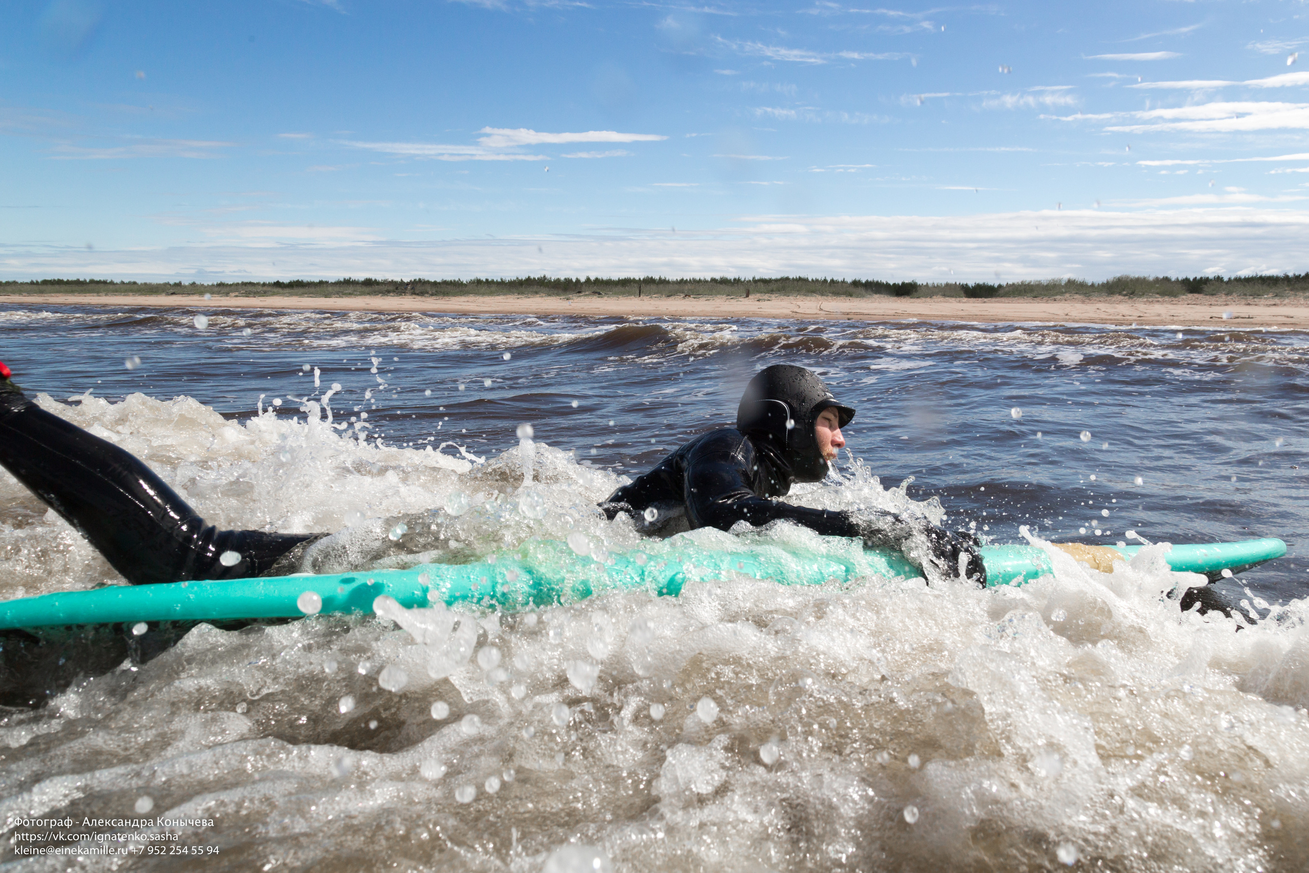 Серфинг на Белом море. Репортаржный фотограф в Архангельске Александра Конычева