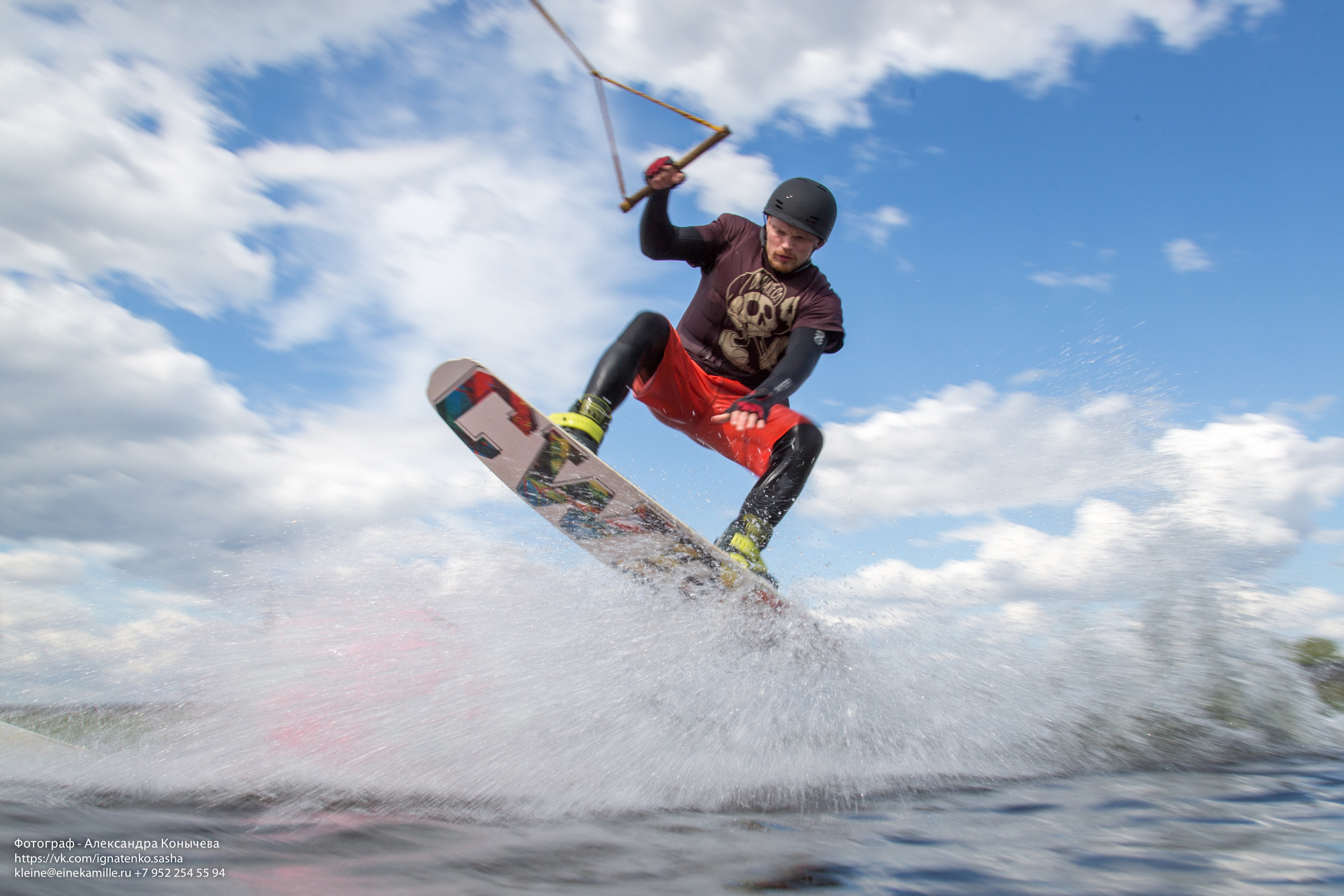 Вейкбординг. Репортаржный фотограф в Архангельске Александра Конычева