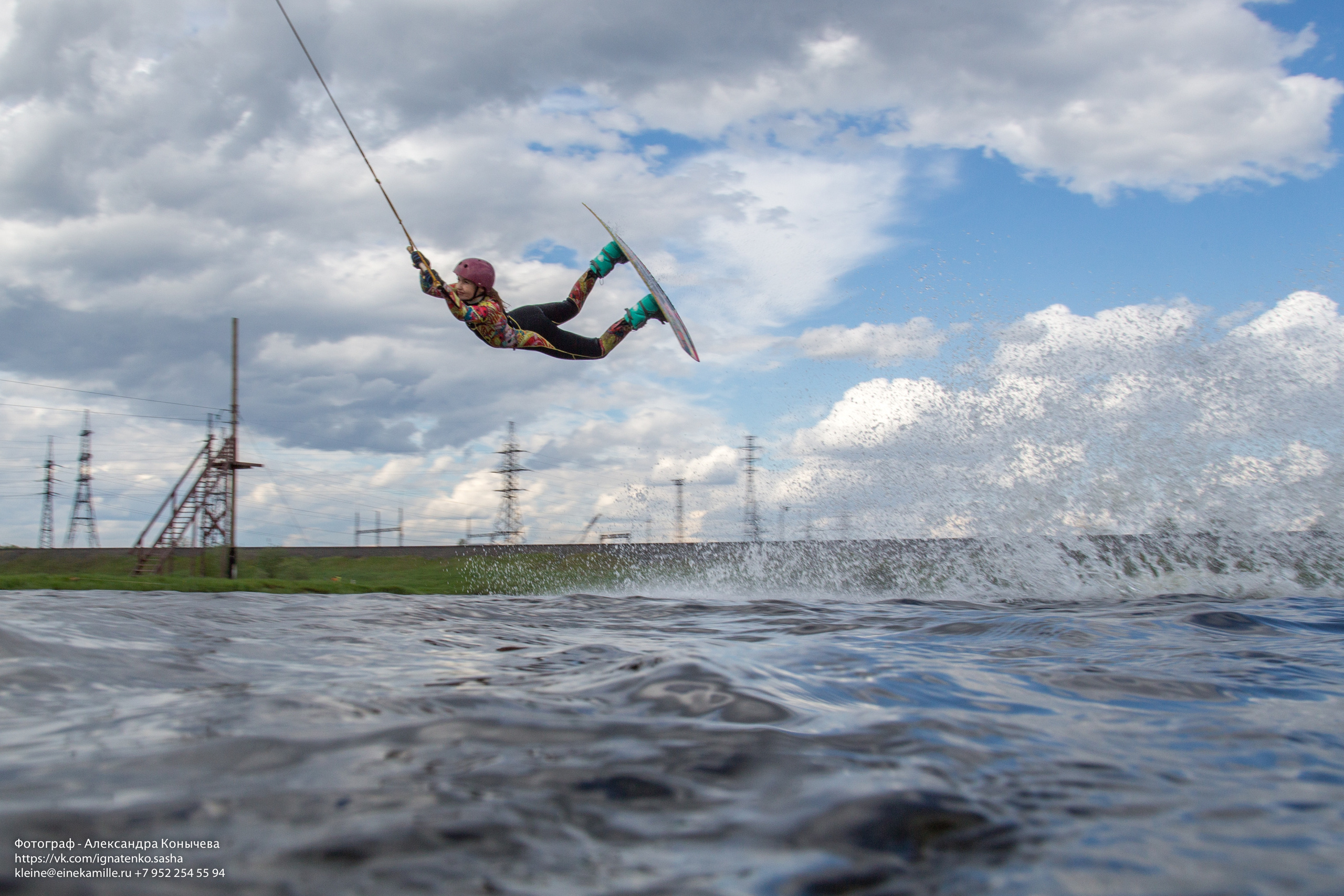 Вейкбординг. Репортаржный фотограф в Архангельске Александра Конычева