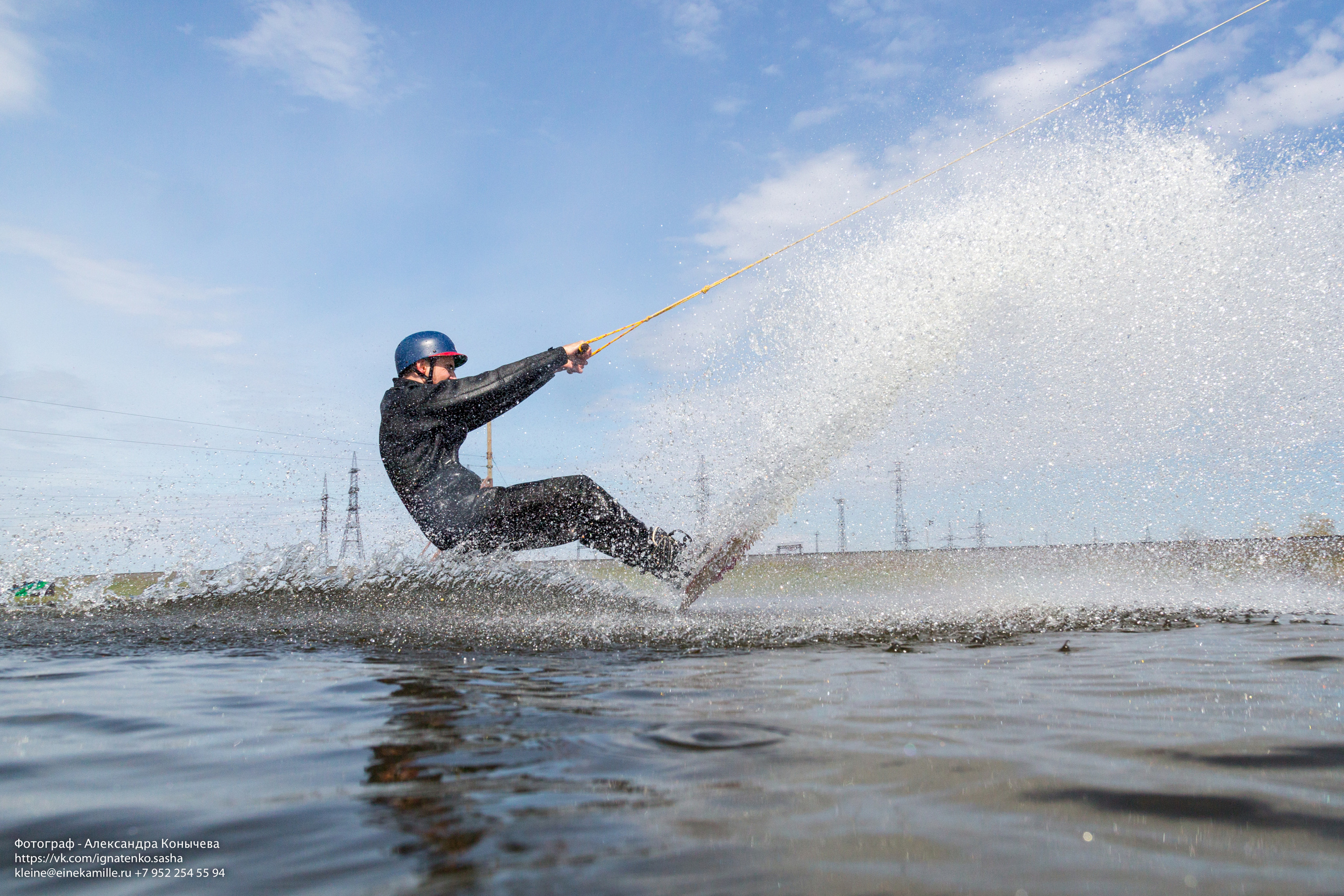 Вейкбординг. Репортаржный фотограф в Архангельске Александра Конычева