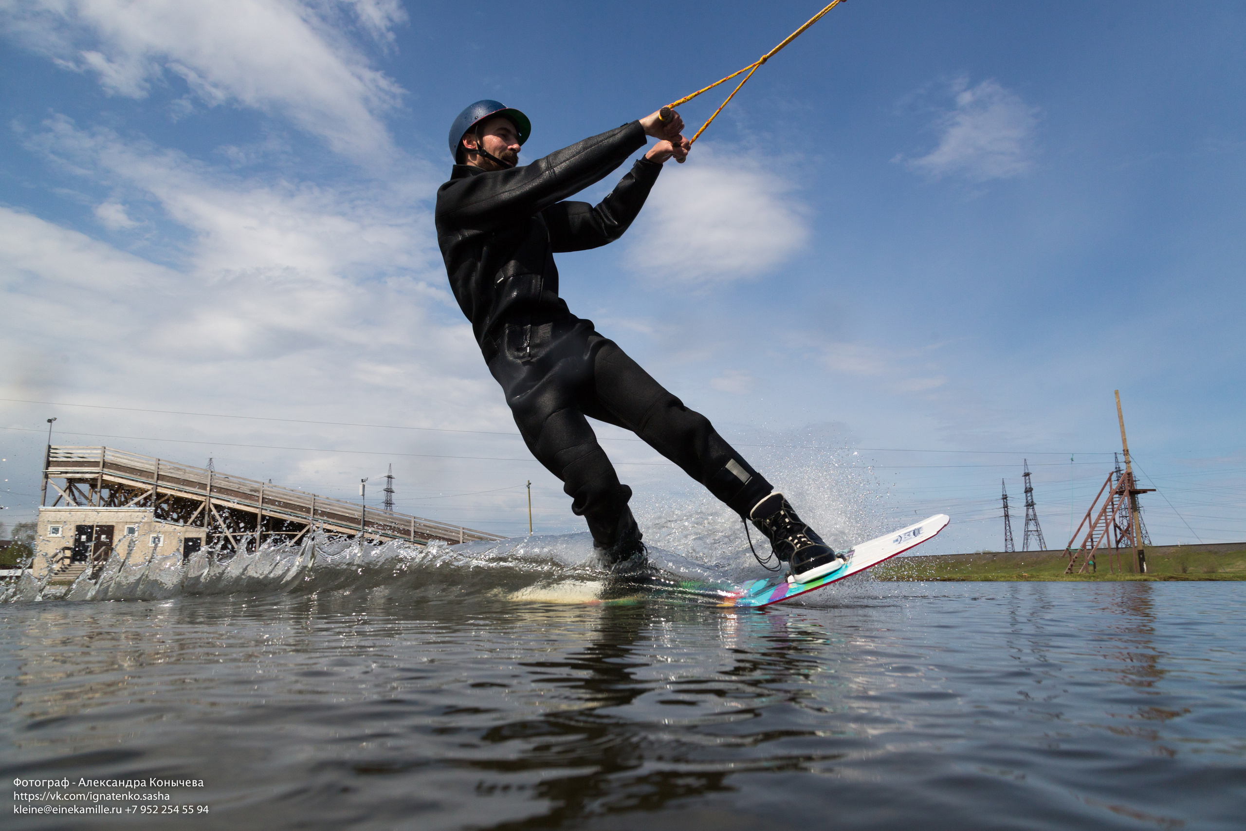 Вейкбординг. Репортаржный фотограф в Архангельске Александра Конычева