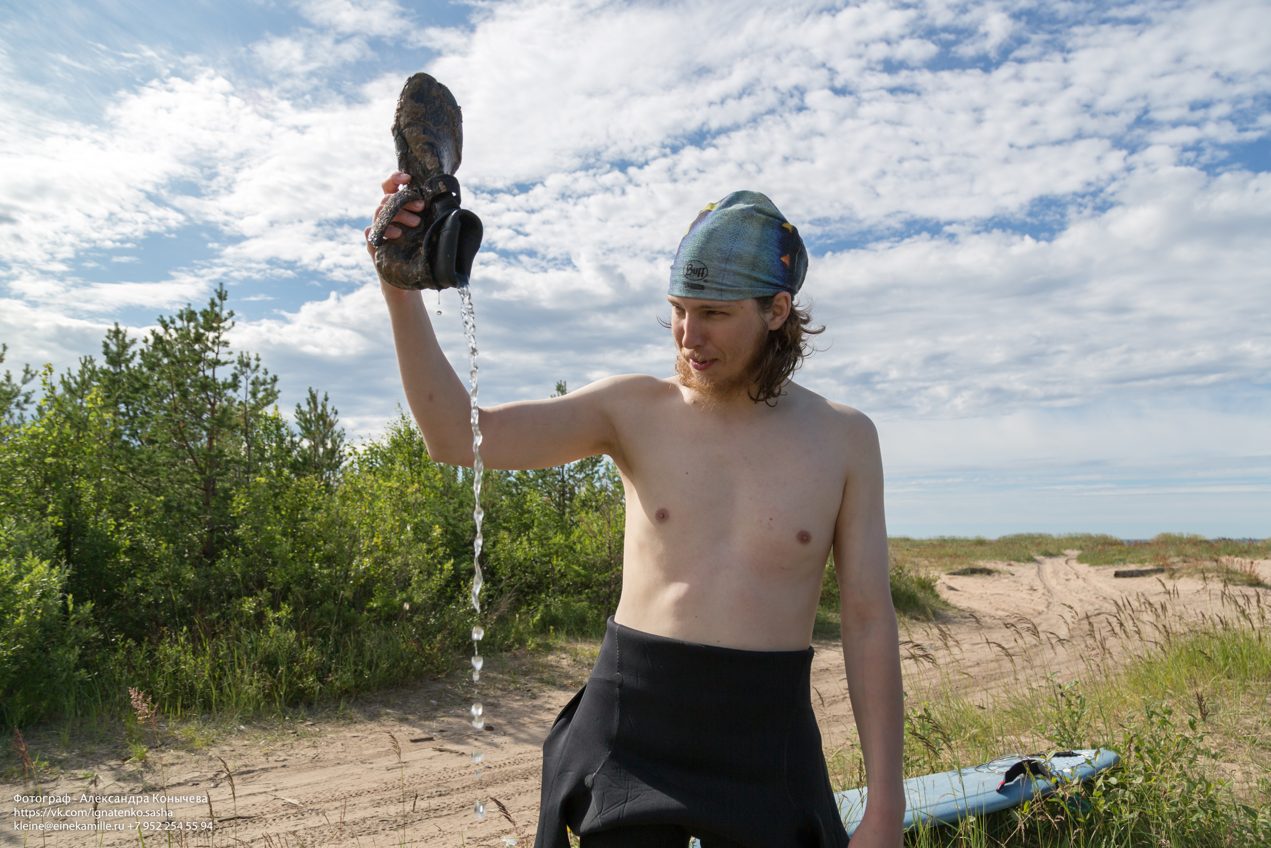 Серфинг на Белом море. Репортаржный фотограф в Архангельске Александра Конычева
