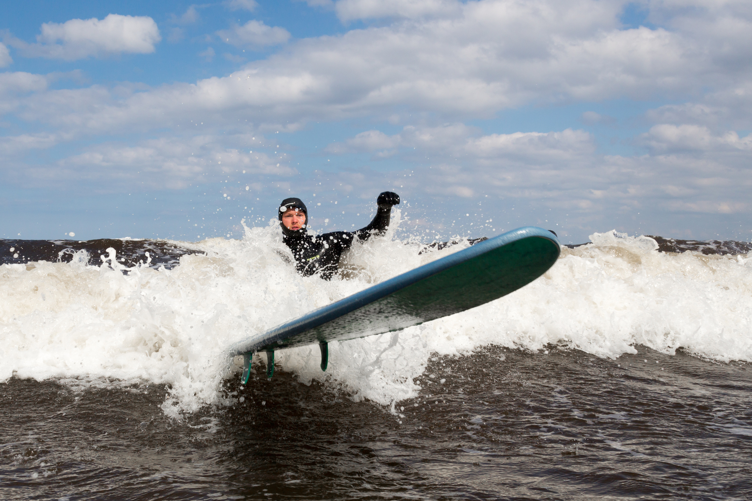 Серфинг на Белом море. Репортаржный фотограф в Архангельске Александра Конычева