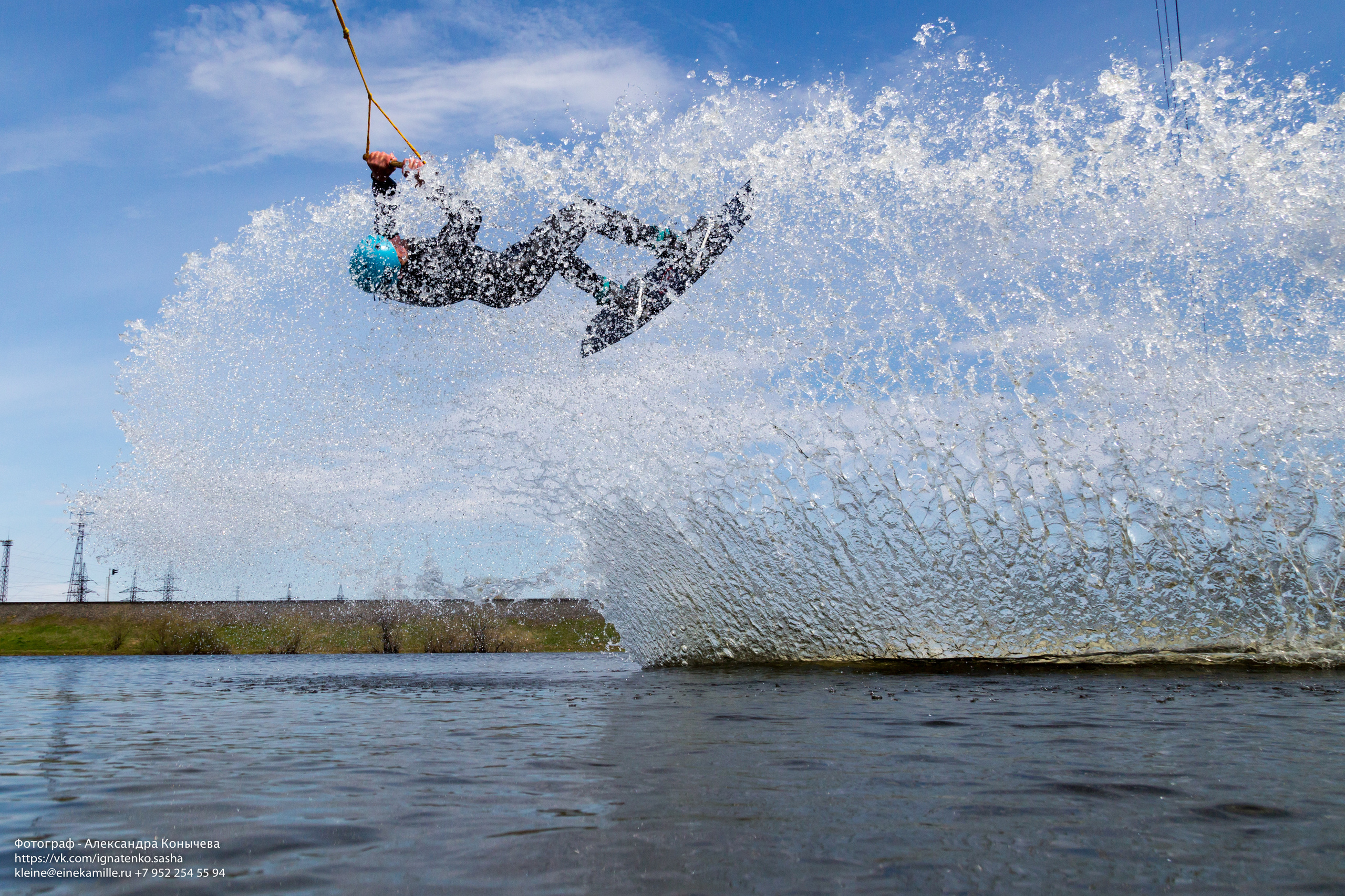 Вейкбординг. Репортаржный фотограф в Архангельске Александра Конычева