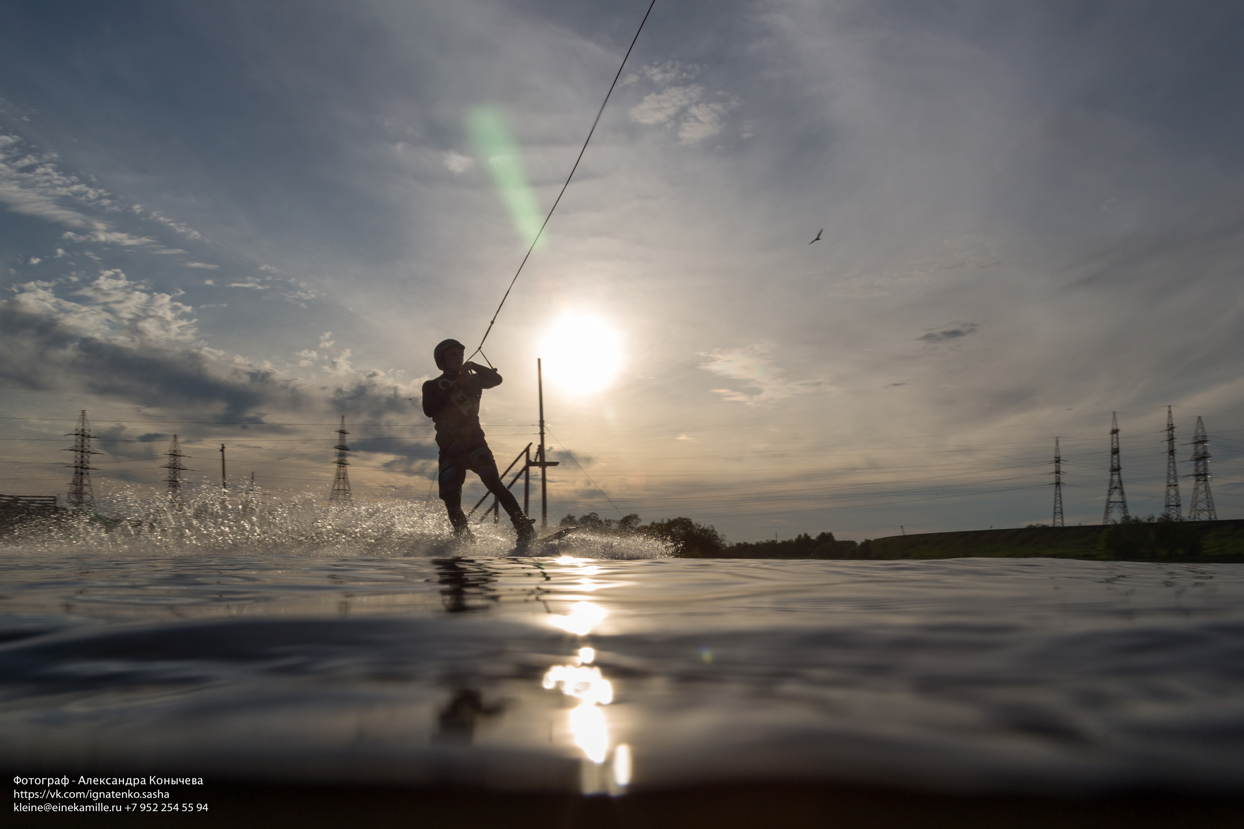 Вейкбординг. Репортаржный фотограф в Архангельске Александра Конычева