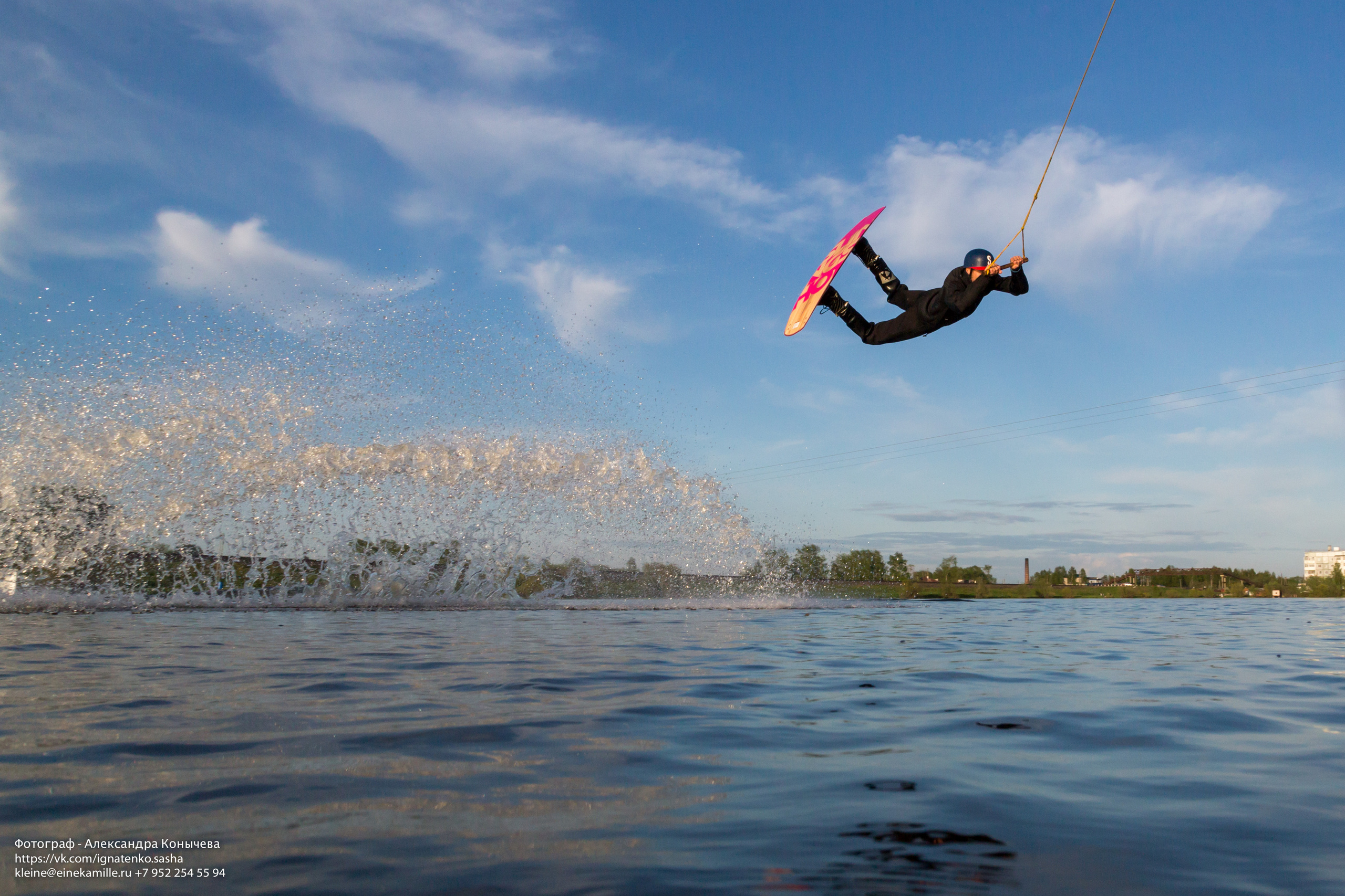 Вейкбординг. Репортаржный фотограф в Архангельске Александра Конычева
