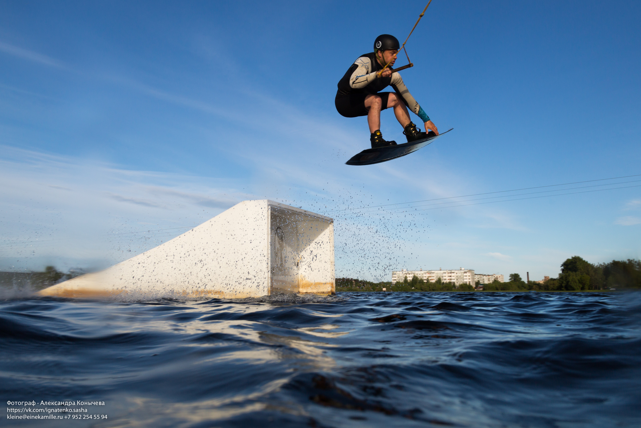 Вейкбординг. Репортаржный фотограф в Архангельске Александра Конычева