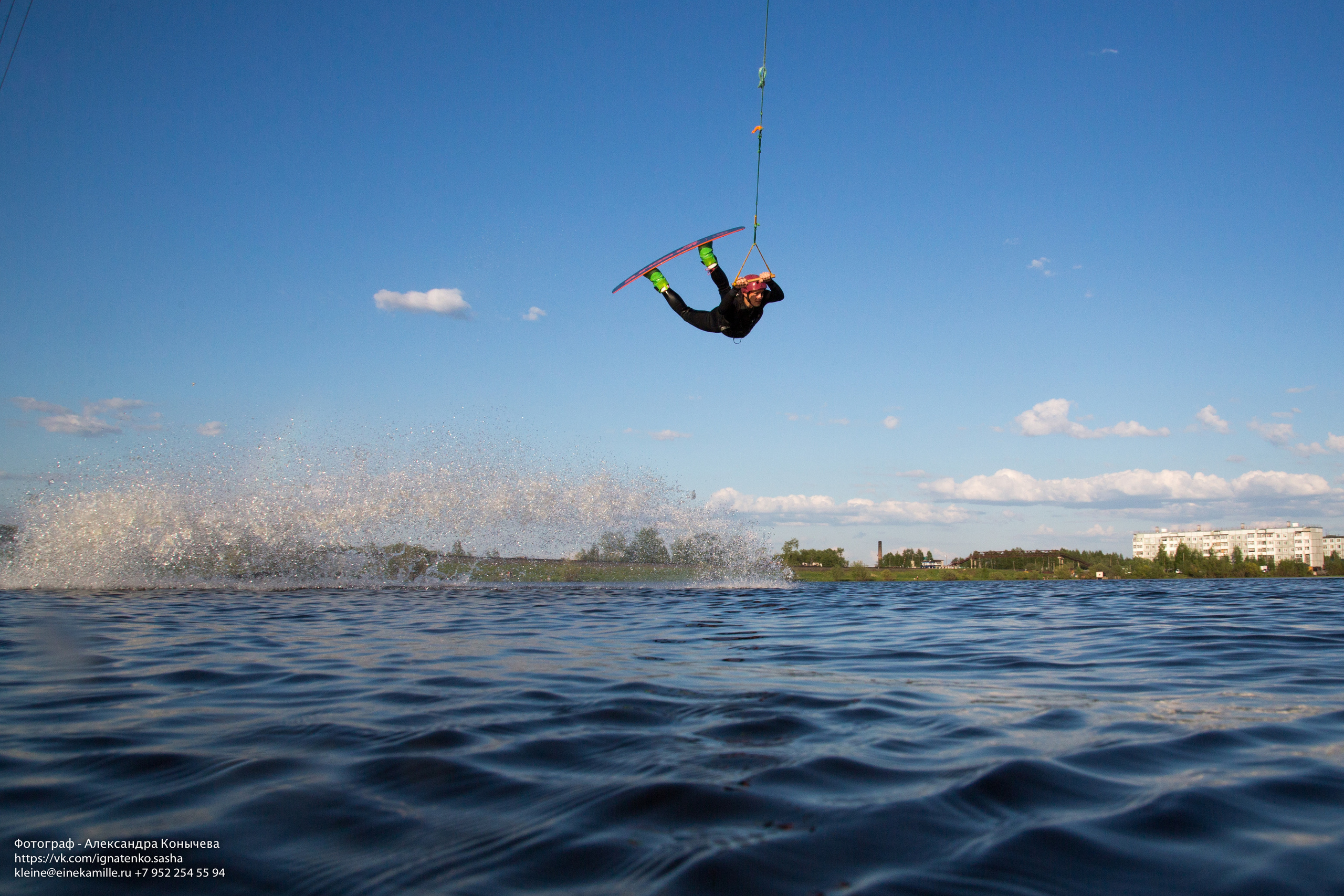 Вейкбординг. Репортаржный фотограф в Архангельске Александра Конычева