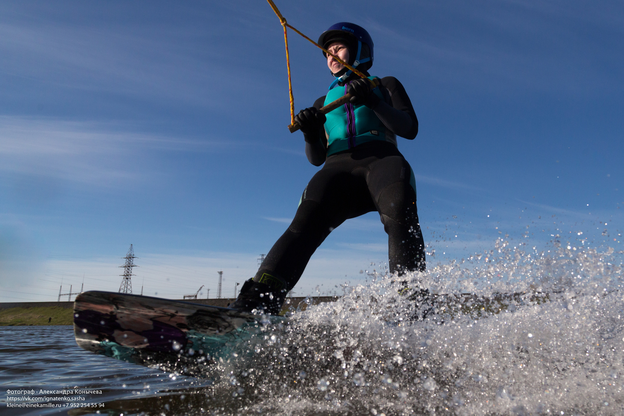 Вейкбординг. Репортаржный фотограф в Архангельске Александра Конычева