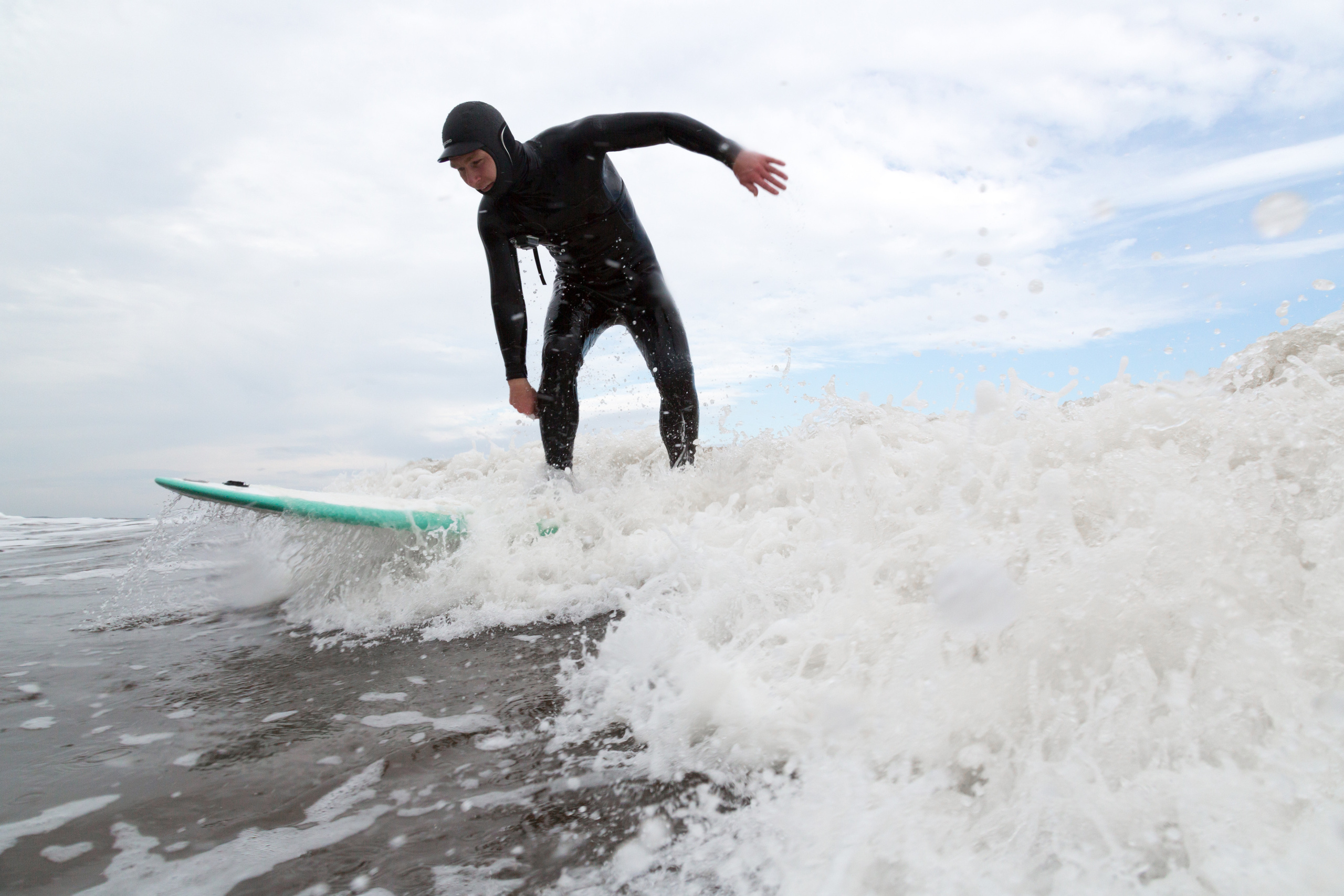 Серфинг на Белом море. Репортаржный фотограф в Архангельске Александра Конычева