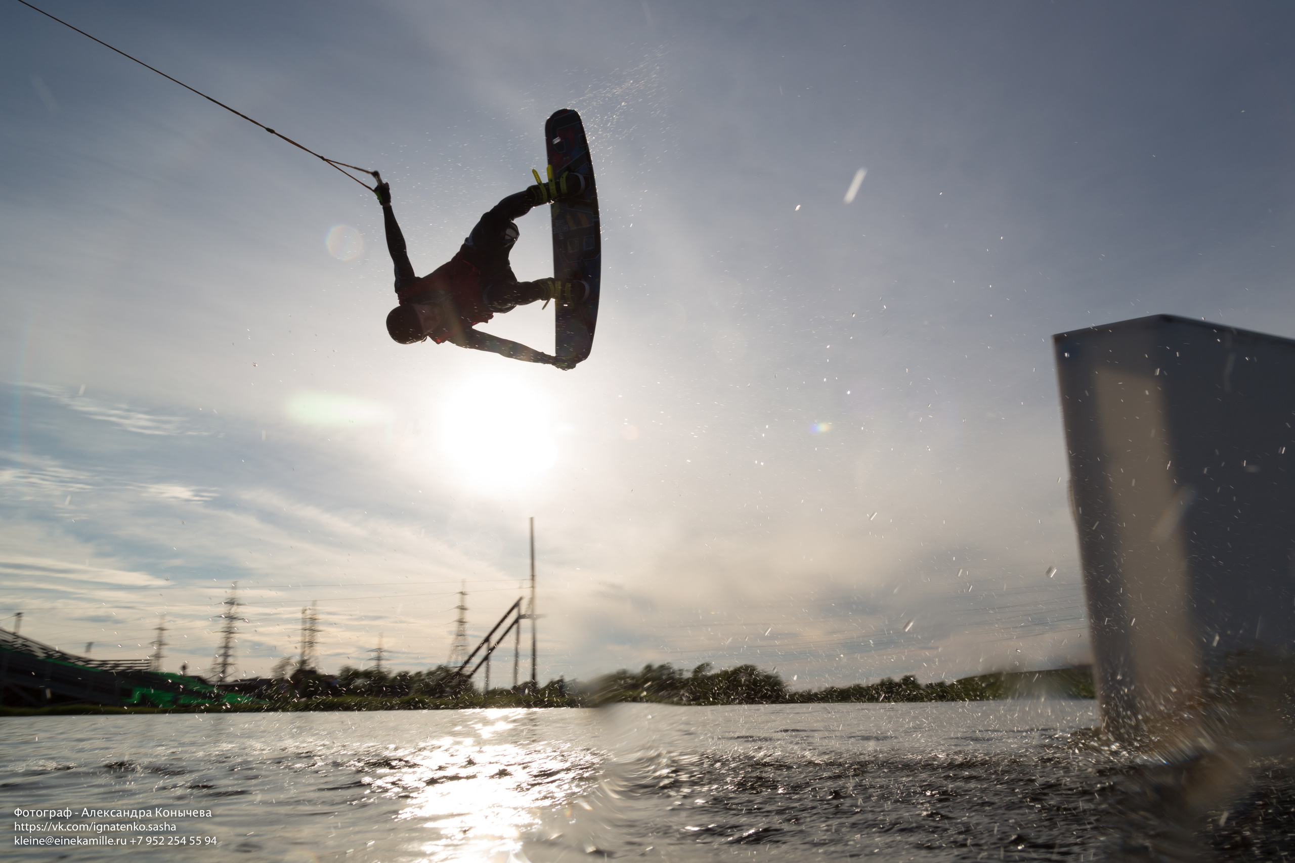 Вейкбординг. Репортаржный фотограф в Архангельске Александра Конычева
