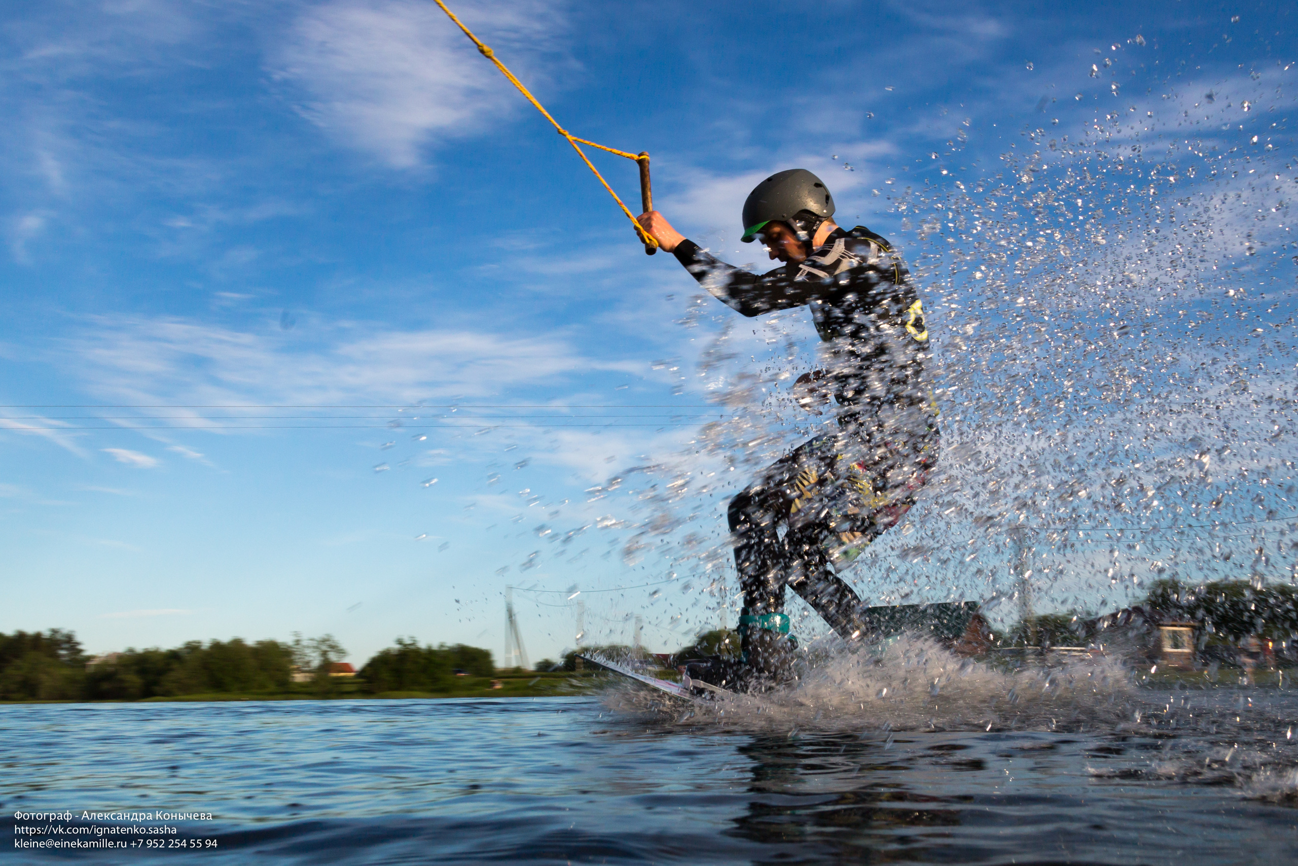 Вейкбординг. Репортаржный фотограф в Архангельске Александра Конычева